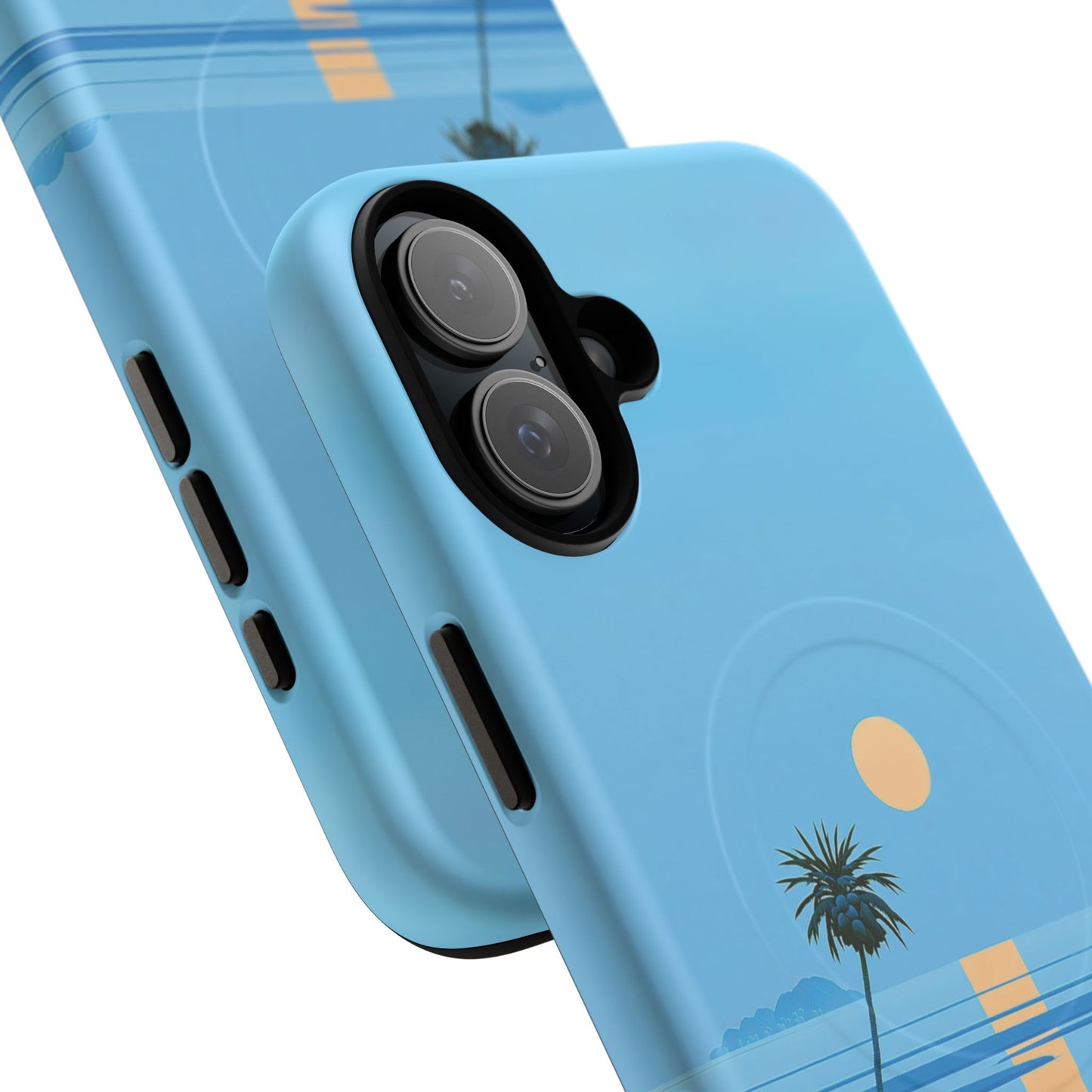 Tough Magnetic Case — Minimal Sunset Palm Phone Cover
