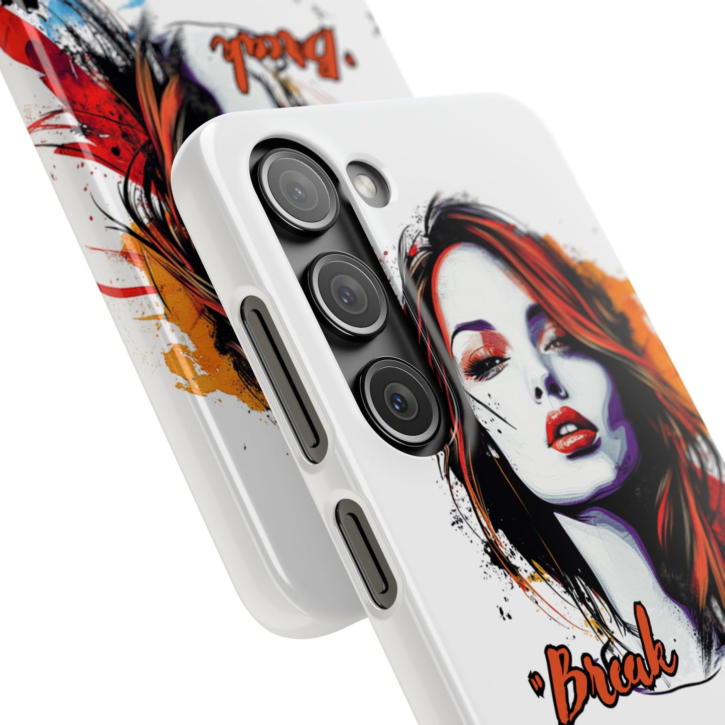 Empowering Art Snap Cases, Phone Cover, Break the Chains of Silence, Unique Gift, Inspirational Tech Accessories