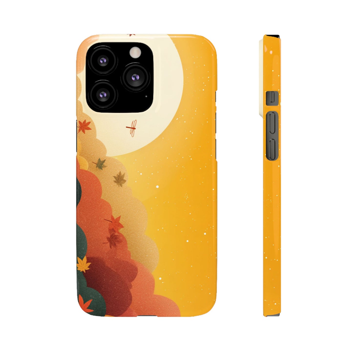 Autumn Sunset Snap Case, Fall Phone Cover, Nature-Themed Accessory, Gift for Her, Seasonal Aesthetic