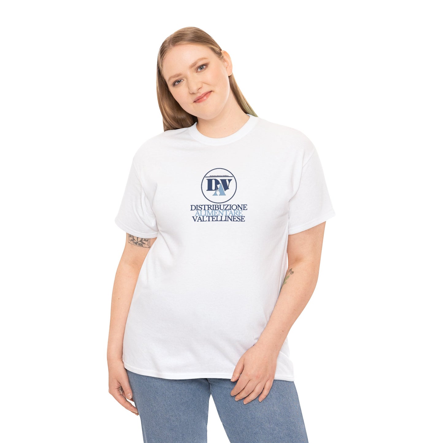 DV Distillerie Vallée d'Asne Logo T‑Shirt — Minimal White Logo Tee