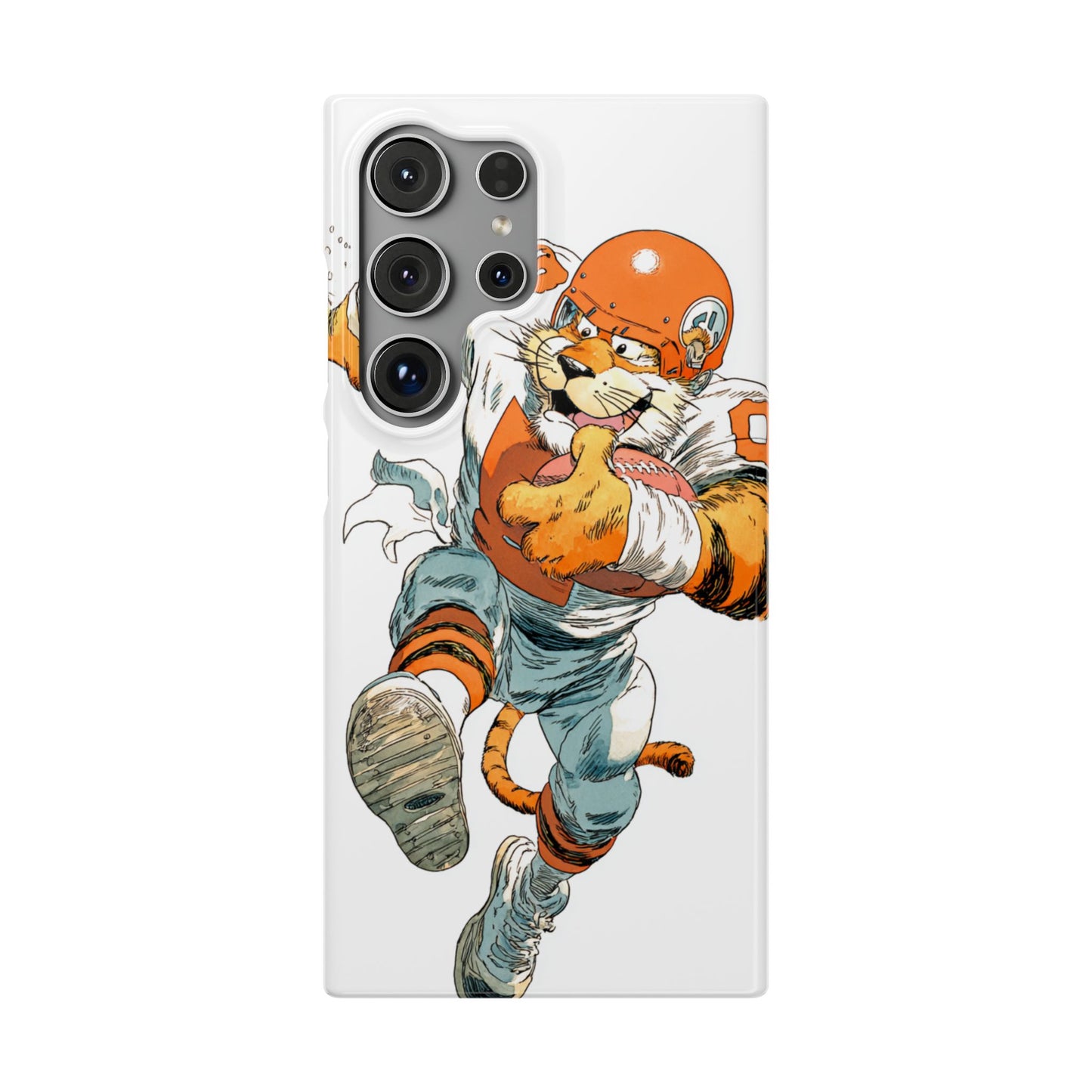 Cincinnati Bengals Snap Cases, Football Fans Phone Case, Tiger Cartoon Art Design, Football Lover Gift, Protective Phone Cover