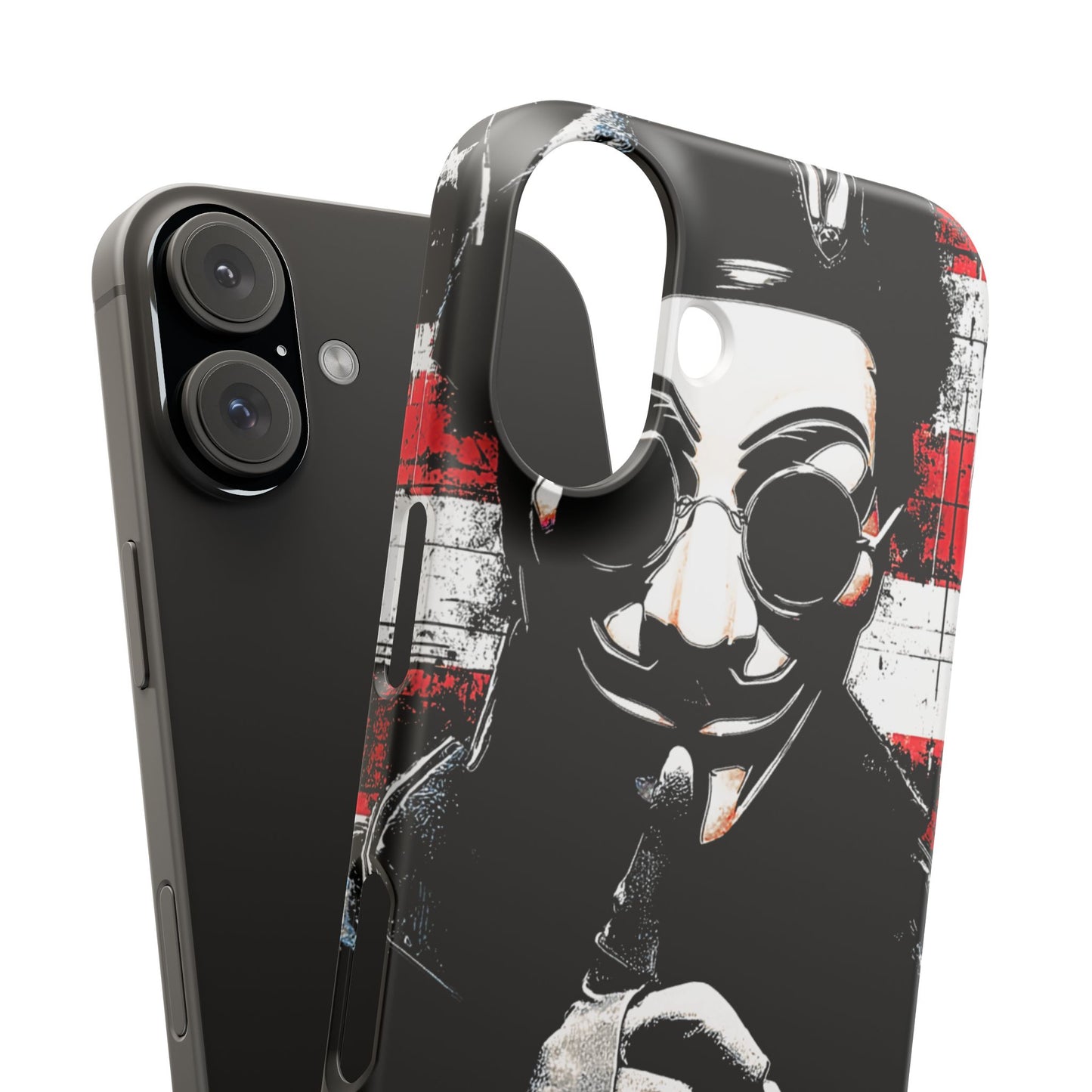 Anonimous & Guy Fawkes Art Snap Case and Protective Phone Cover For iPhone and Samsung