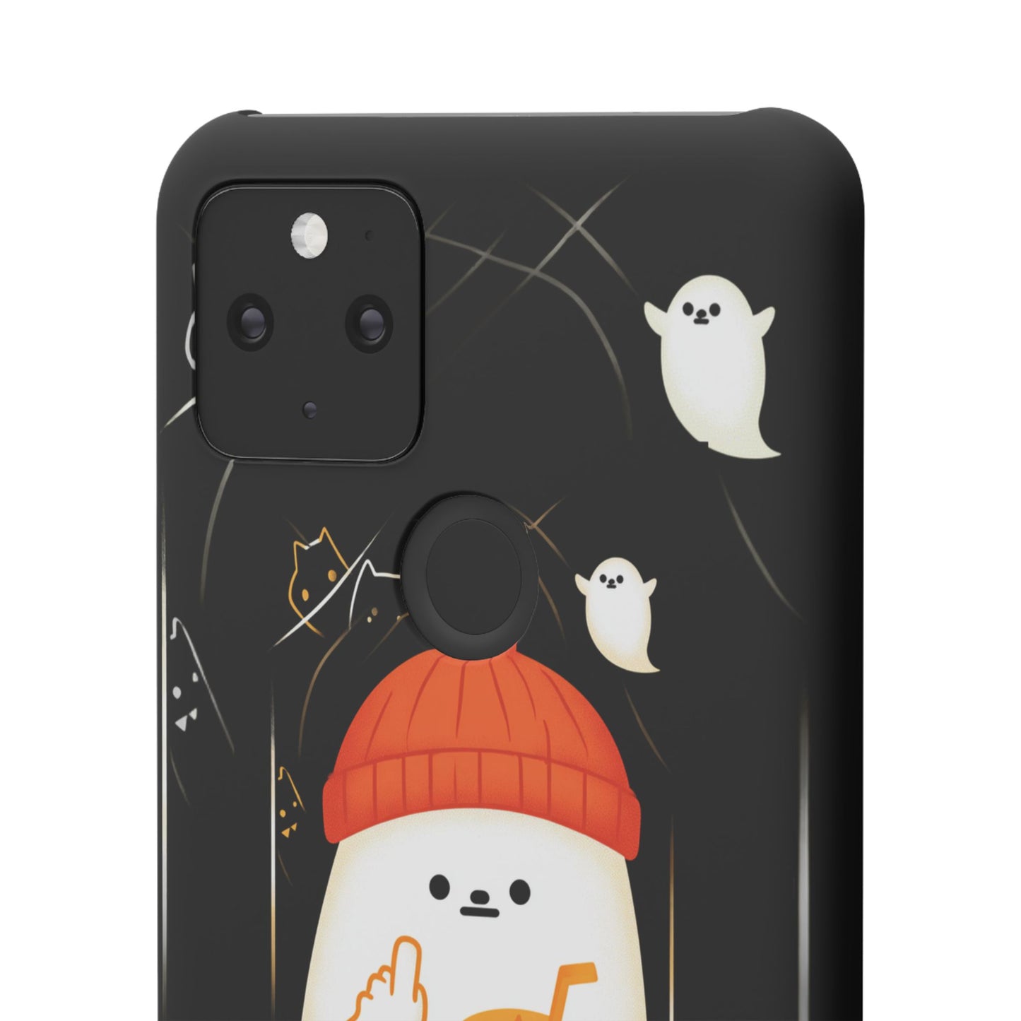 Spook You Halloween Ghost Snap Case Kawaii Protective Phone Cover for iPhone and Samsung
