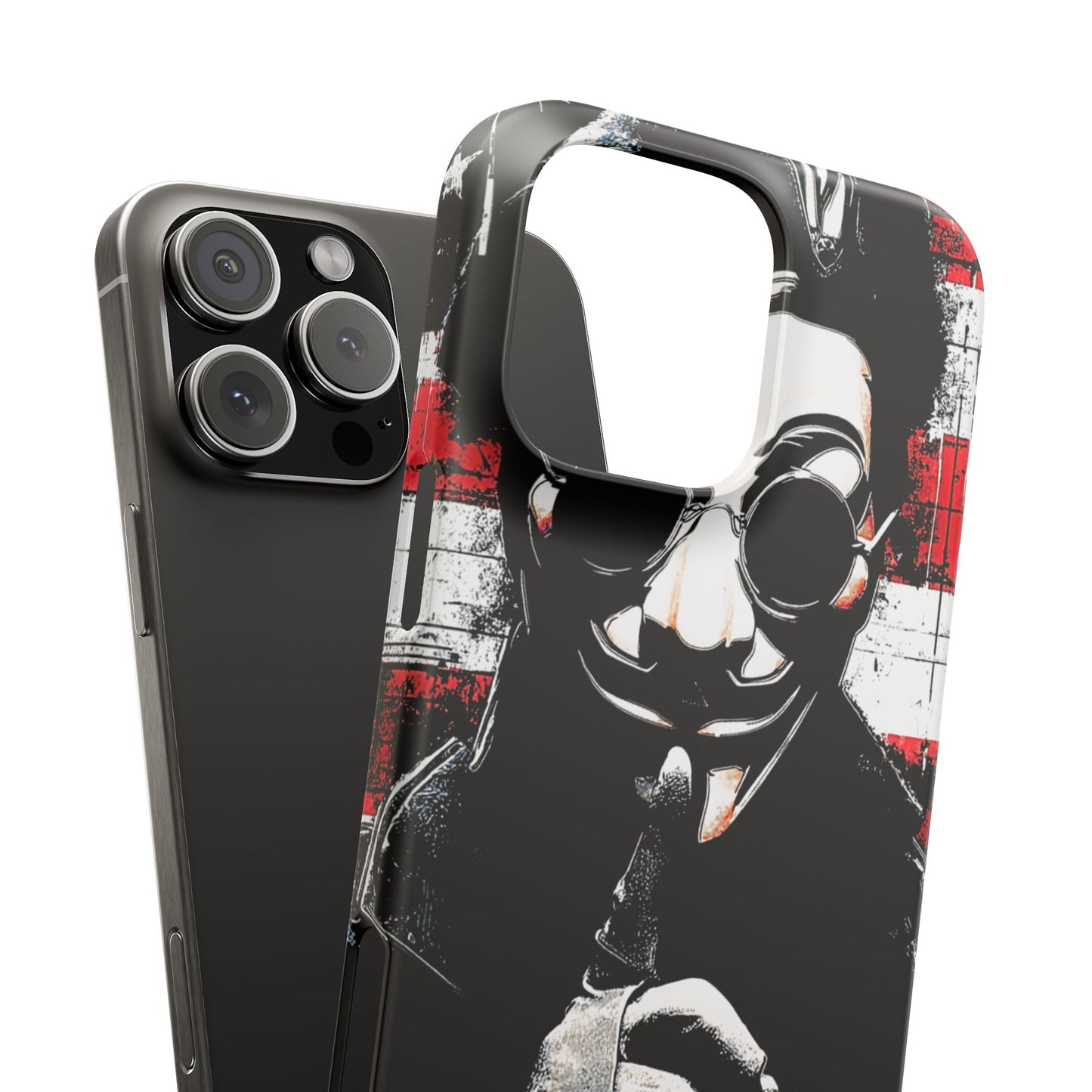 Anonimous & Guy Fawkes Art Snap Case and Protective Phone Cover For iPhone and Samsung
