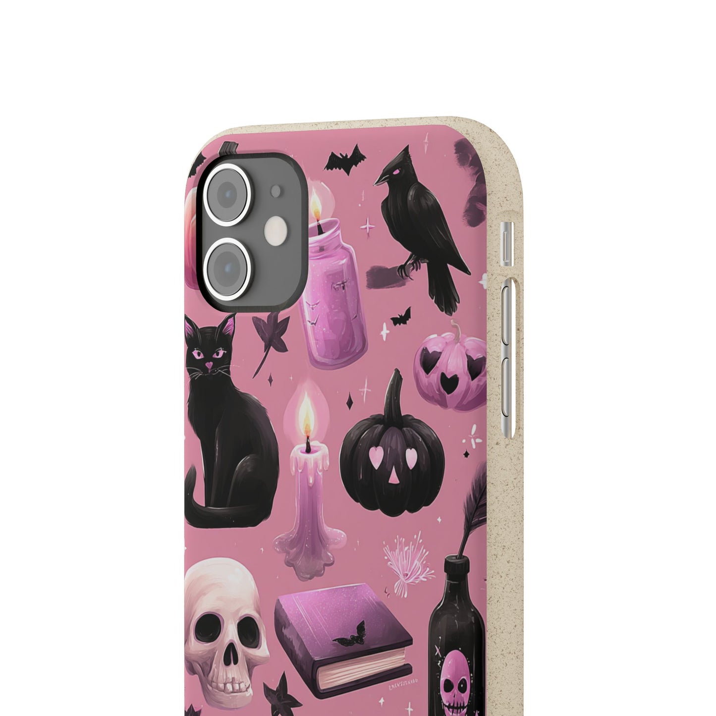 Halloween-Inspired Biodegradable Phone Case, Eco-Friendly Cell Phone Cover, Cute Goth Aesthetic Gift, Sustainable Halloween Decor, [...]