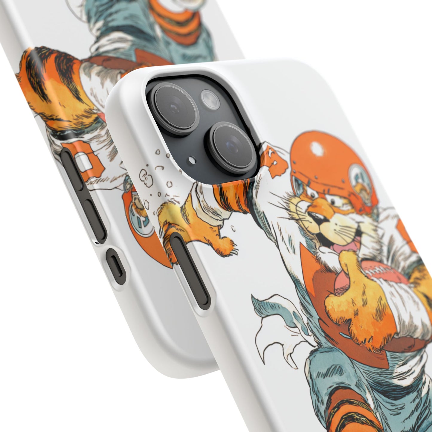 Cincinnati Bengals Snap Cases, Football Fans Phone Case, Tiger Cartoon Art Design, Football Lover Gift, Protective Phone Cover
