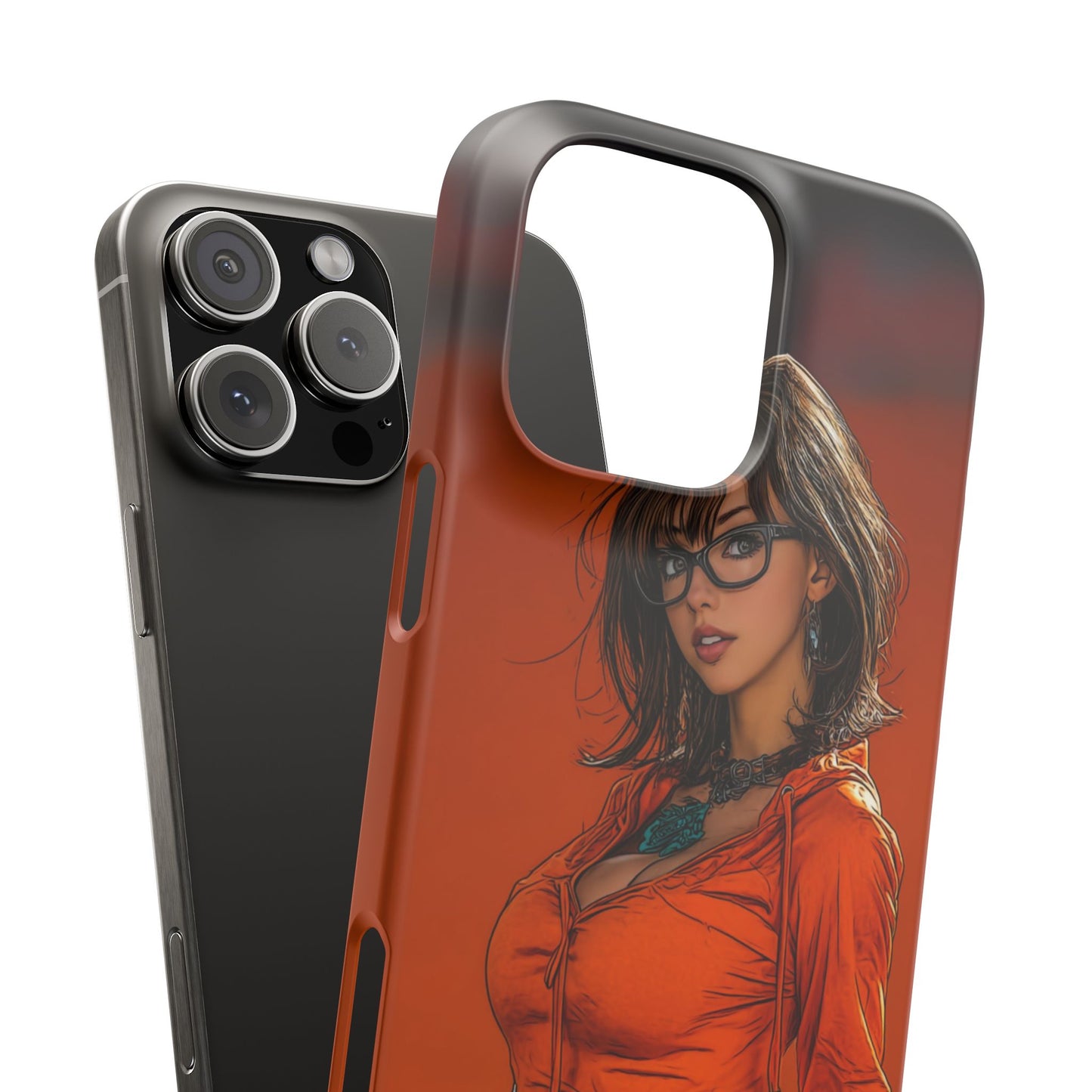Velma Dinkley Cleveland Browns Fan Snap Cases, Phone Cover, Cartoon Style Art, Custom Case, Protective Shell