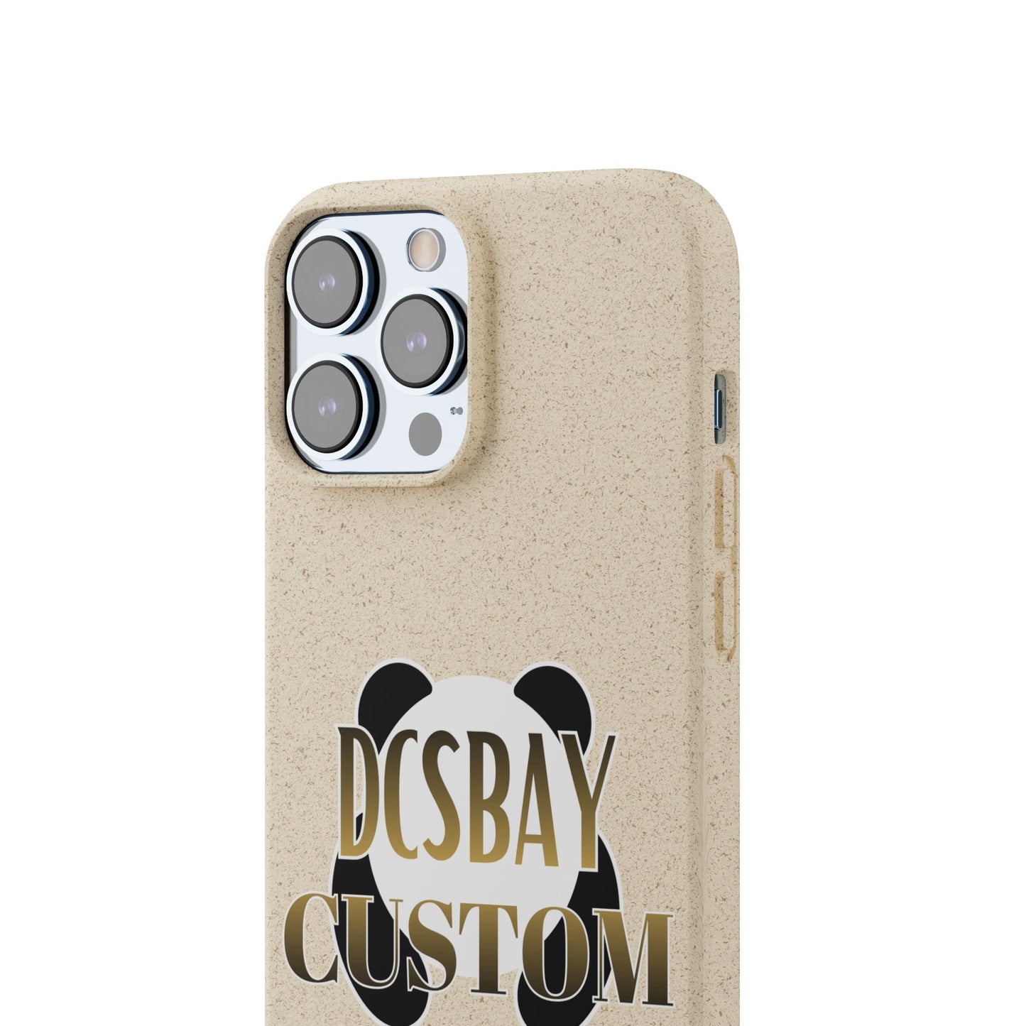 Biodegradable Panda Phone Case — Eco-Friendly Customizable iPhone Cover