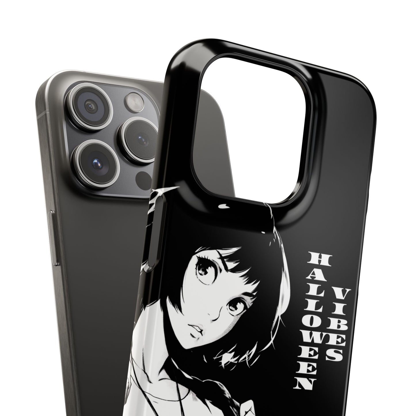 Halloween Vibes Snap Case Black and White Protective Phone Cover for iPhone and Samsung