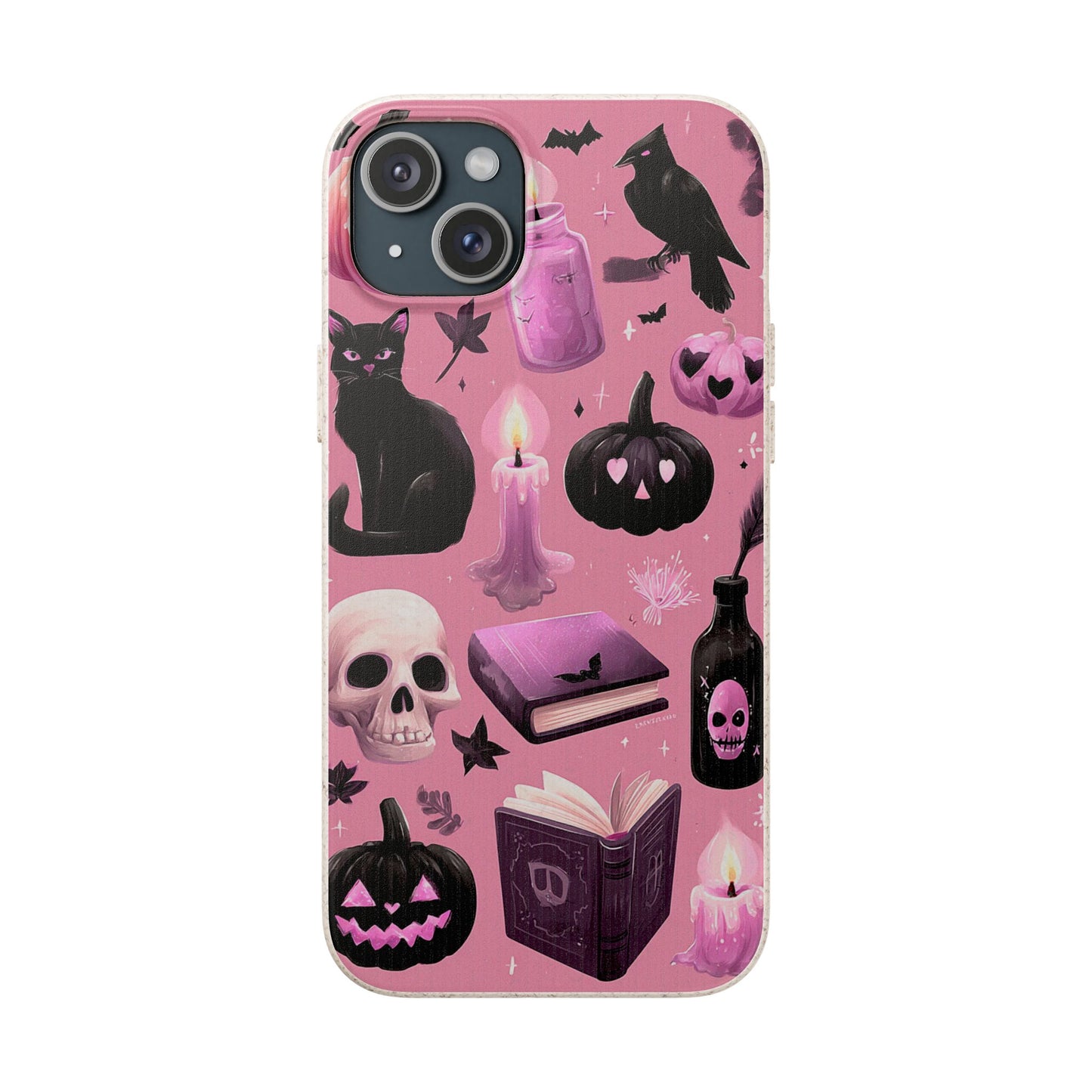 Halloween-Inspired Biodegradable Phone Case, Eco-Friendly Cell Phone Cover, Cute Goth Aesthetic Gift, Sustainable Halloween Decor, [...]