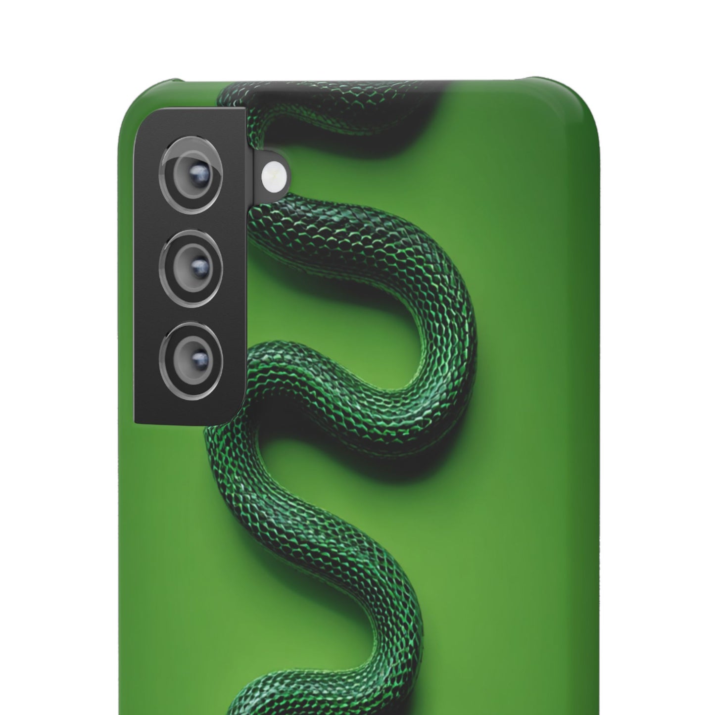 Green Snake Snap Case for iPhone, Stylish Phone Cover, Unique Gift, Trendy Accessory, Birthday, Nature Lover's Phone Case