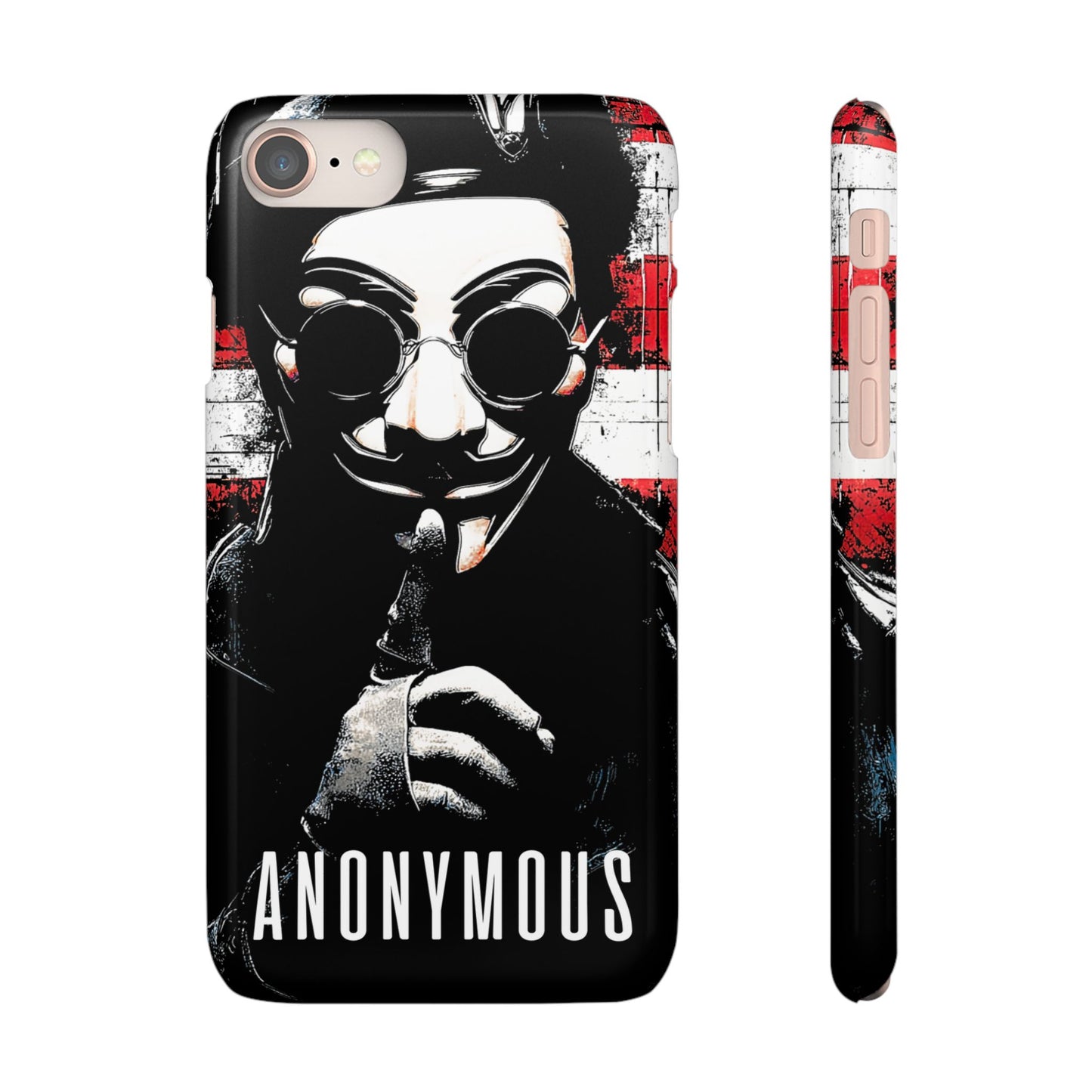 Anonimous & Guy Fawkes Art Snap Case and Protective Phone Cover For iPhone and Samsung