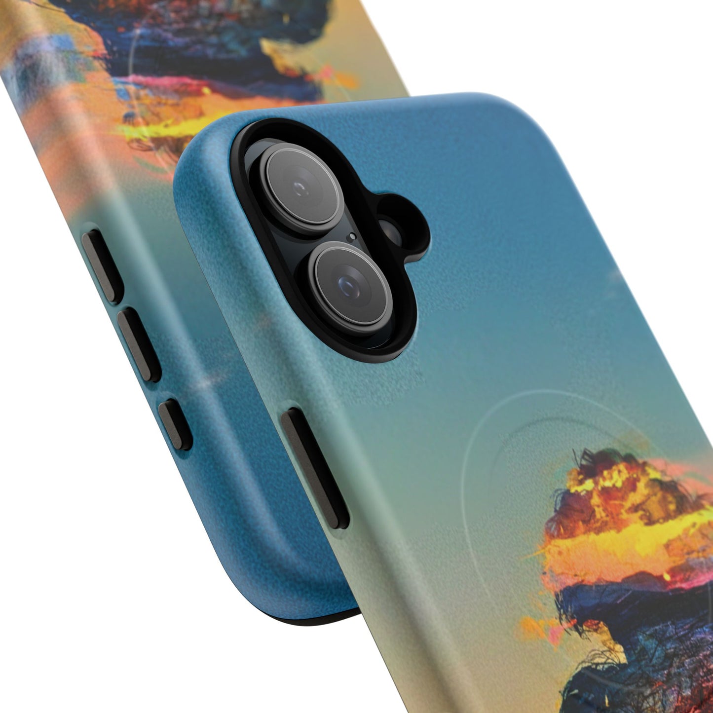 Abstract Sunset Silhouette Tough Magnetic Phone Case