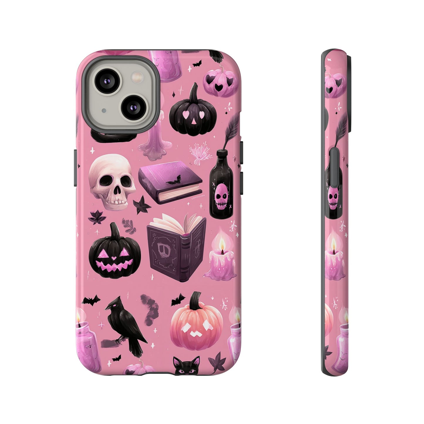 Spooky Phone Case - Halloween Design, Cute Costume Accessory, Fall Decor, Gift for Cat Lovers, Witchy Vibes, Trick or Treat