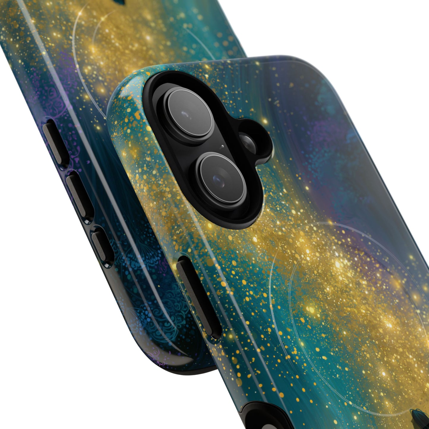 Mystical Nightfall Phone Case — Starry Silhouette Tough Magnetic Case