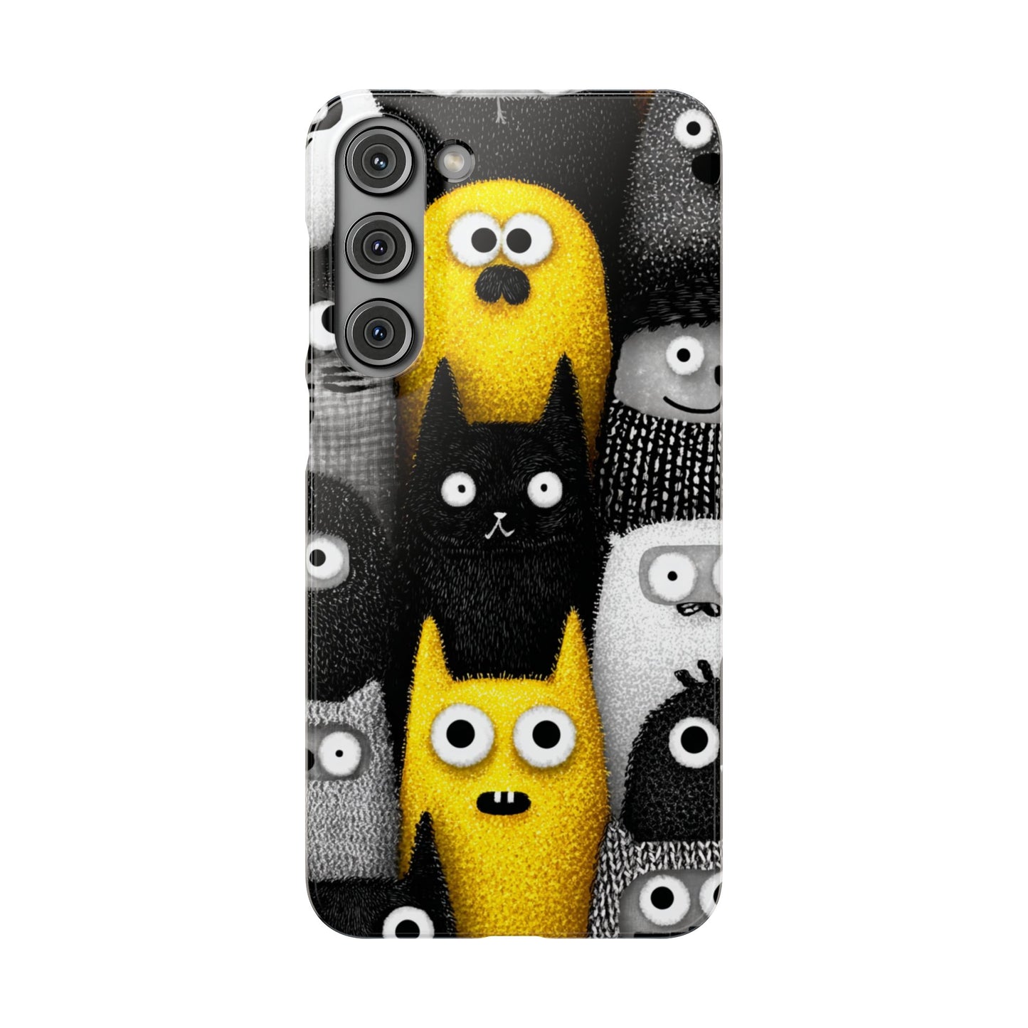 Colorful Character Snap Cases, Cute Phone Cover, Unique Gift for Kids, Fun Accessory, Perfect for Birthdays, Holidays