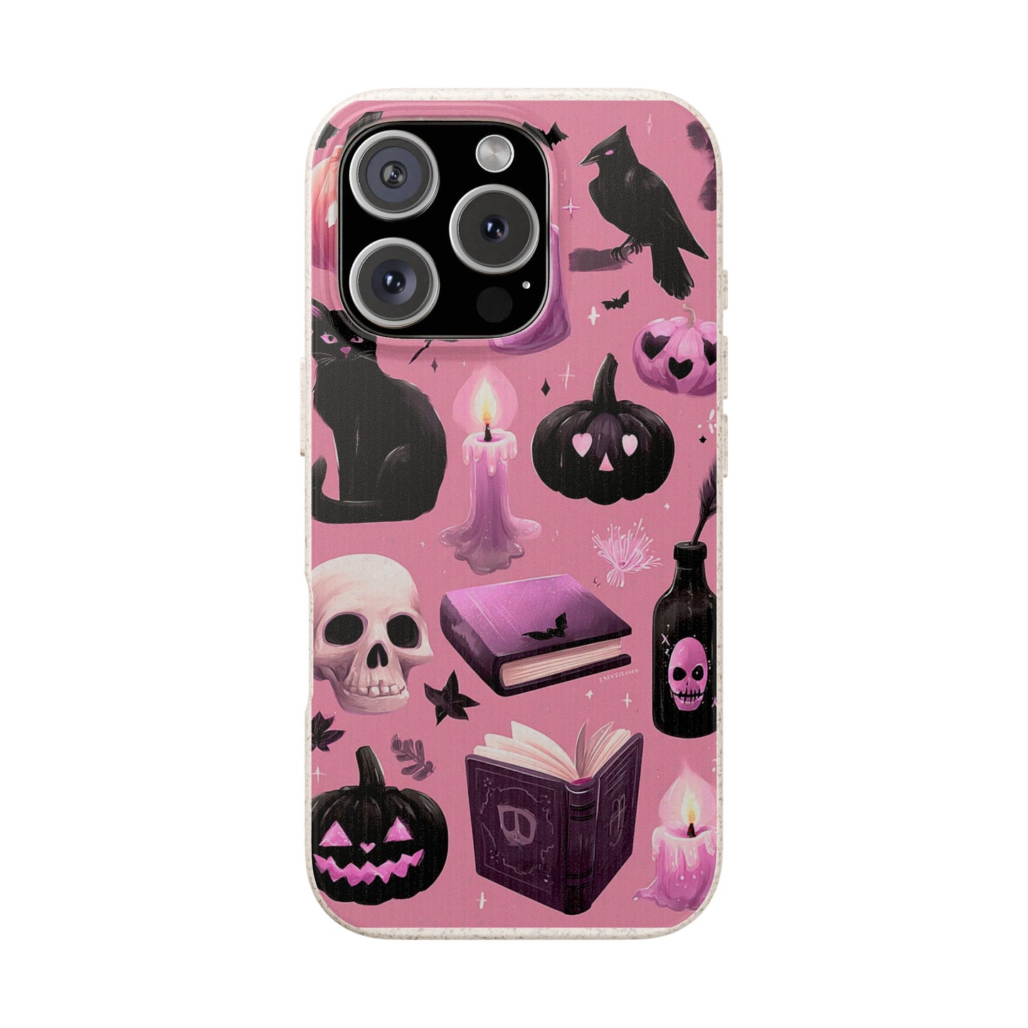 Halloween-Inspired Biodegradable Phone Case, Eco-Friendly Cell Phone Cover, Cute Goth Aesthetic Gift, Sustainable Halloween Decor, [...]