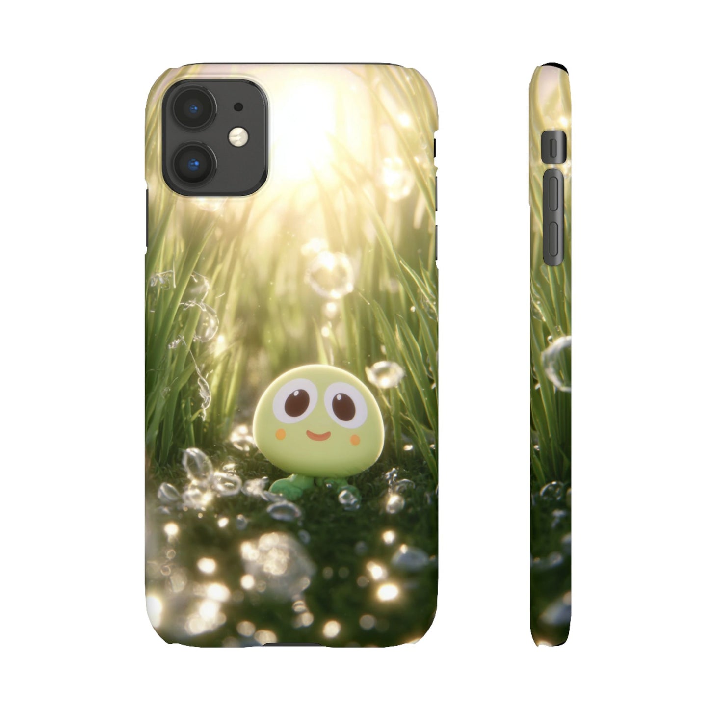 Cute Nature-Inspired Snap Case, Cartoon Phone Cover, Eco-Friendly Gift, Fun Accessory, Personalized Phone Case, Nature Lover's Gift