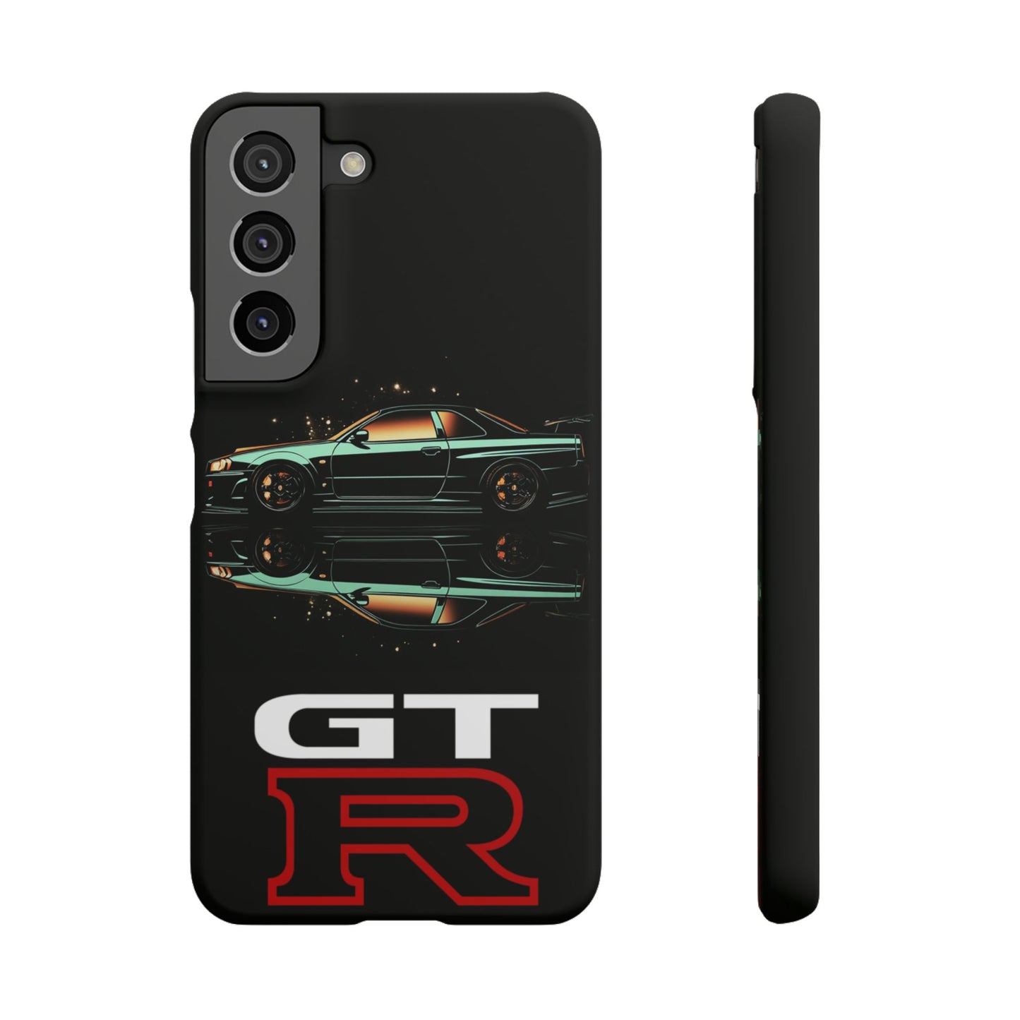 Green Skyleine R34 GTR Art Snap Case and Protective Phone Cover For iPhone and Samsung