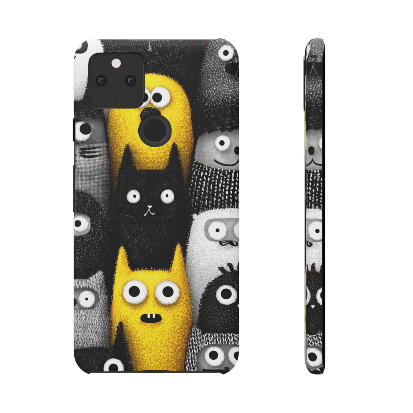 Colorful Character Snap Cases, Cute Phone Cover, Unique Gift for Kids, Fun Accessory, Perfect for Birthdays, Holidays