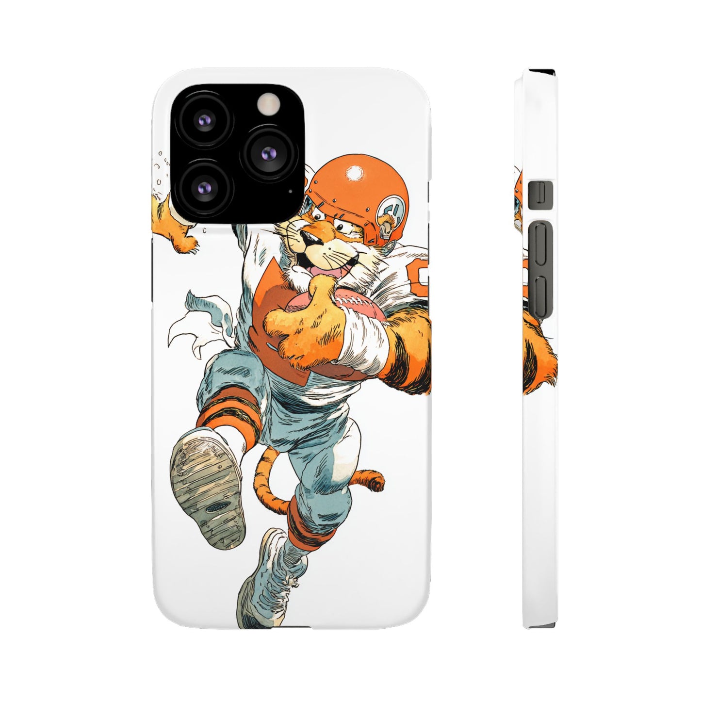 Cincinnati Bengals Snap Cases, Football Fans Phone Case, Tiger Cartoon Art Design, Football Lover Gift, Protective Phone Cover