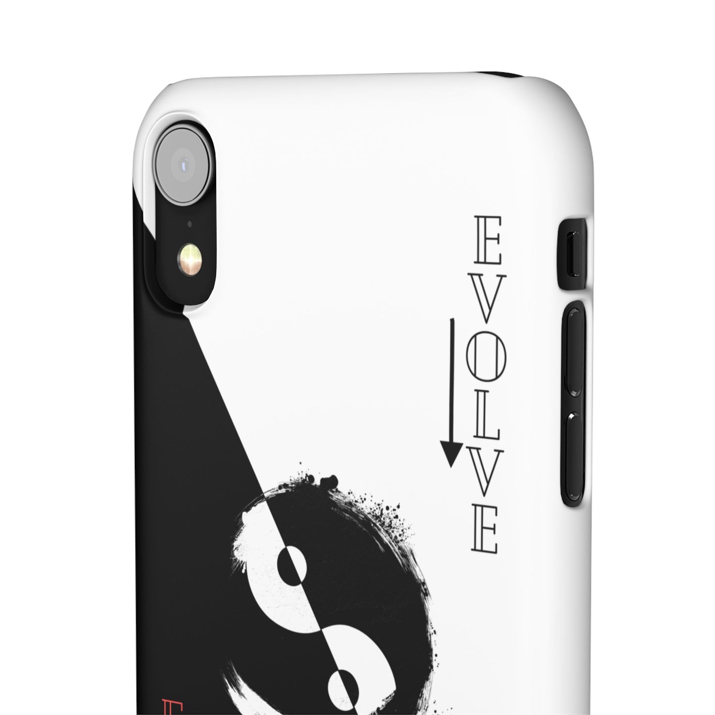 Yin Yang Evolve Black and White Snap Case Cover for iPhone and Samsung