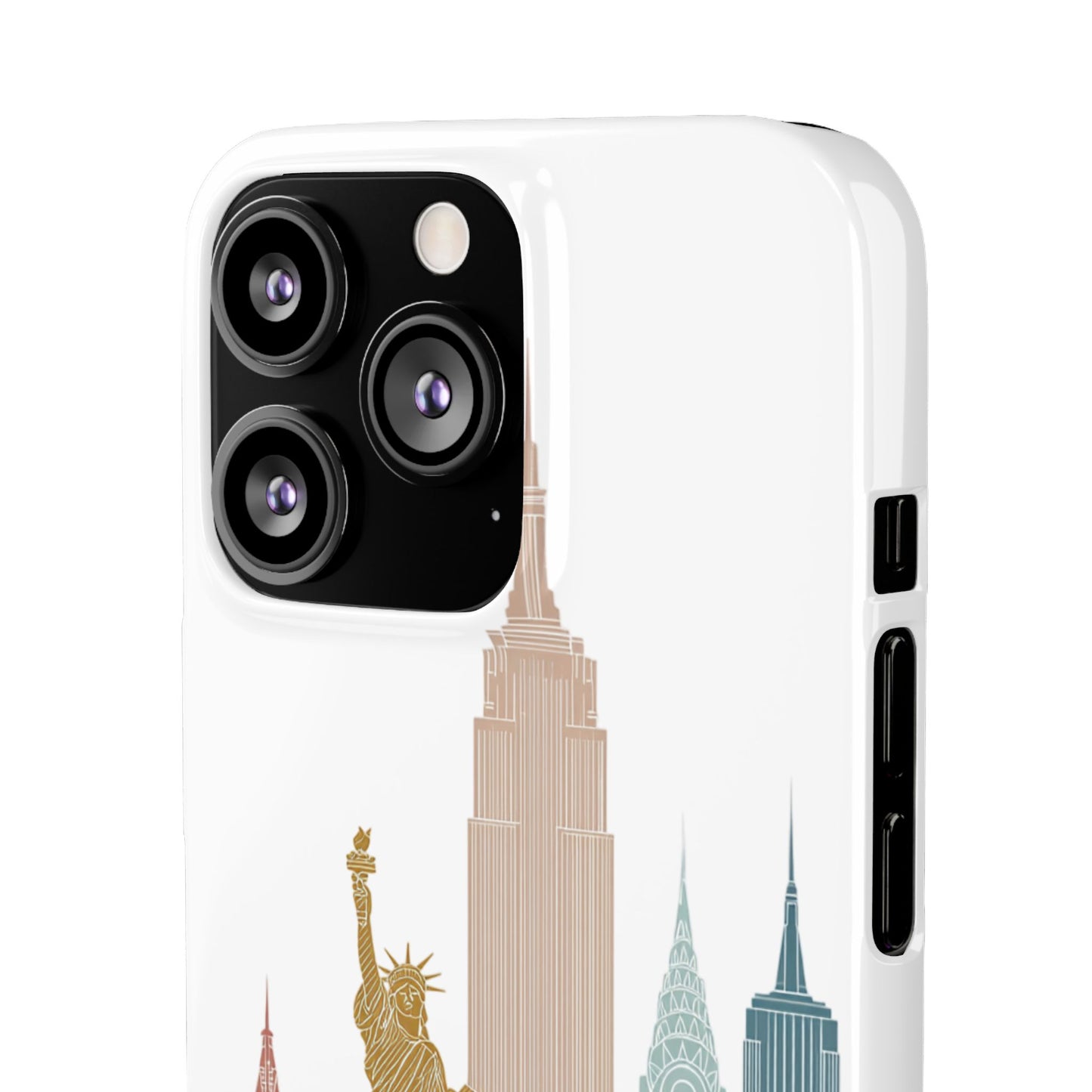 Stylish New York Snap Case, Urban Phone Cover, Cityscape Phone Case, Gift for Travelers, Trendy Protective Case