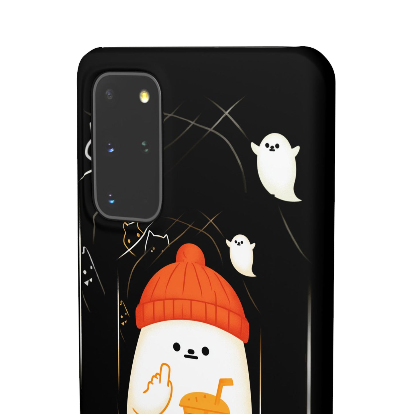 Spook You Halloween Ghost Snap Case Kawaii Protective Phone Cover for iPhone and Samsung
