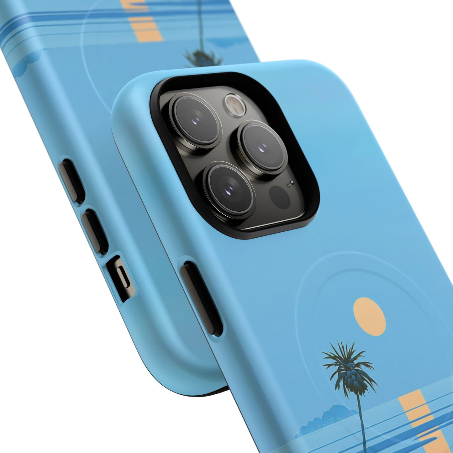 Tough Magnetic Case — Minimal Sunset Palm Phone Cover