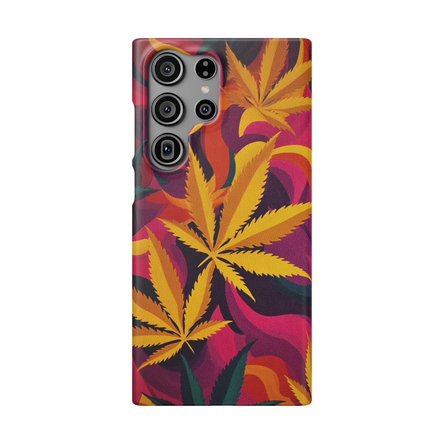 Autumn Vibe Cannabis Snap Case for IPhones and Samsungs Custom