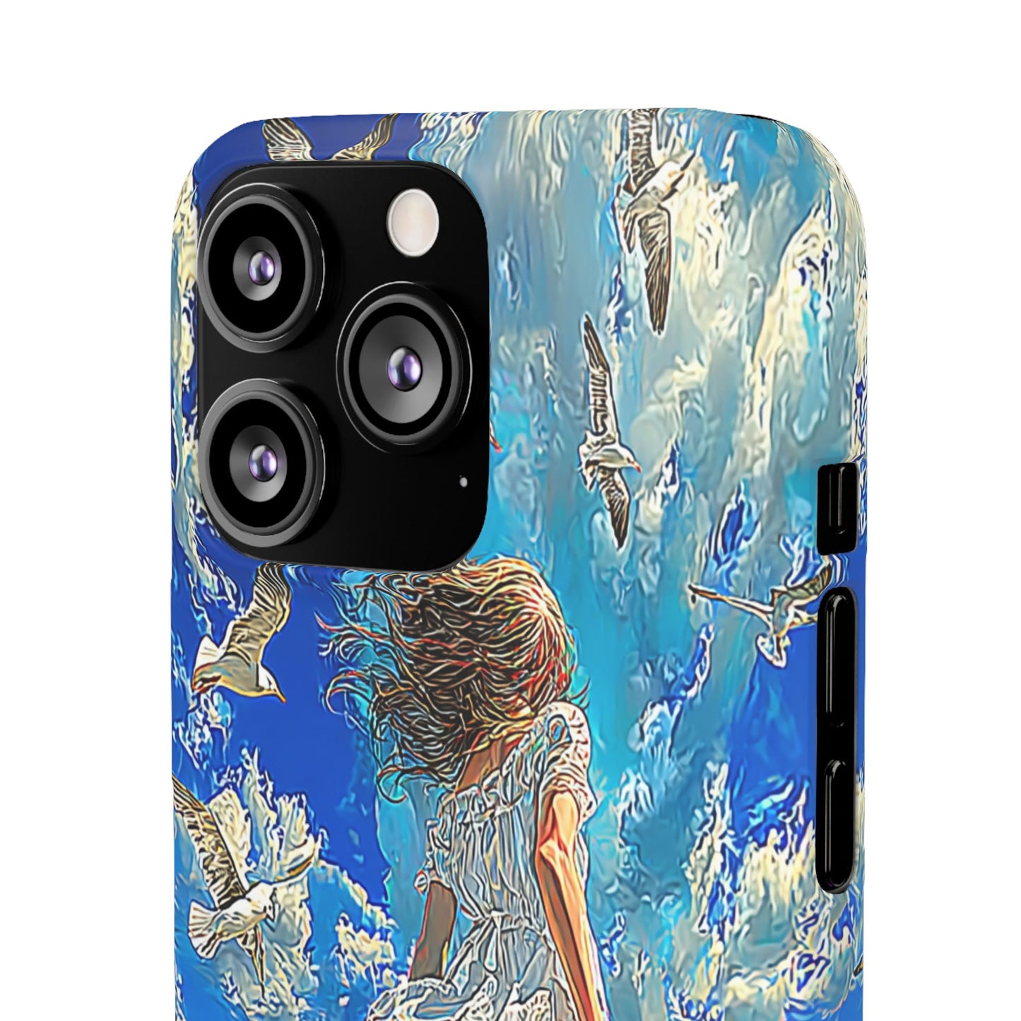 Dreamy Seaside Snap Case, Ocean Waves Phone Cover, Summer Vibe Gift, Cute Aesthetic Accessory, Beach Lover Case
