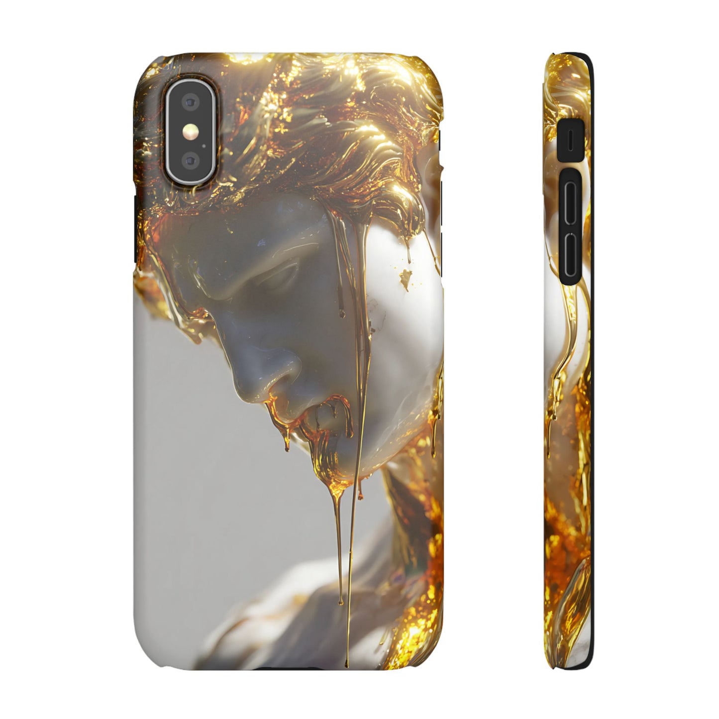 Gold Goddess Art Snap Case, Artistic Phone Cover, Unique Phone Accessory, Gift for Art Lovers, Stylish Protection