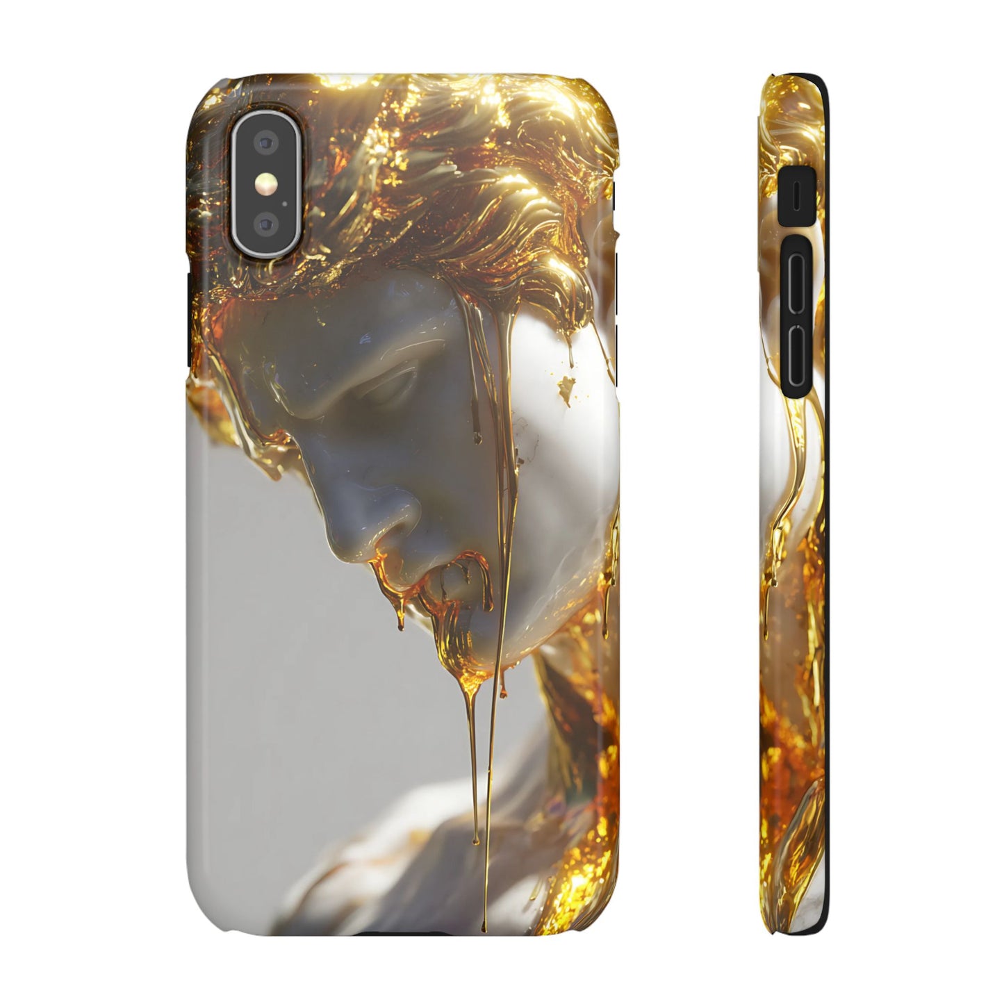 Gold Goddess Art Snap Case, Artistic Phone Cover, Unique Phone Accessory, Gift for Art Lovers, Stylish Protection