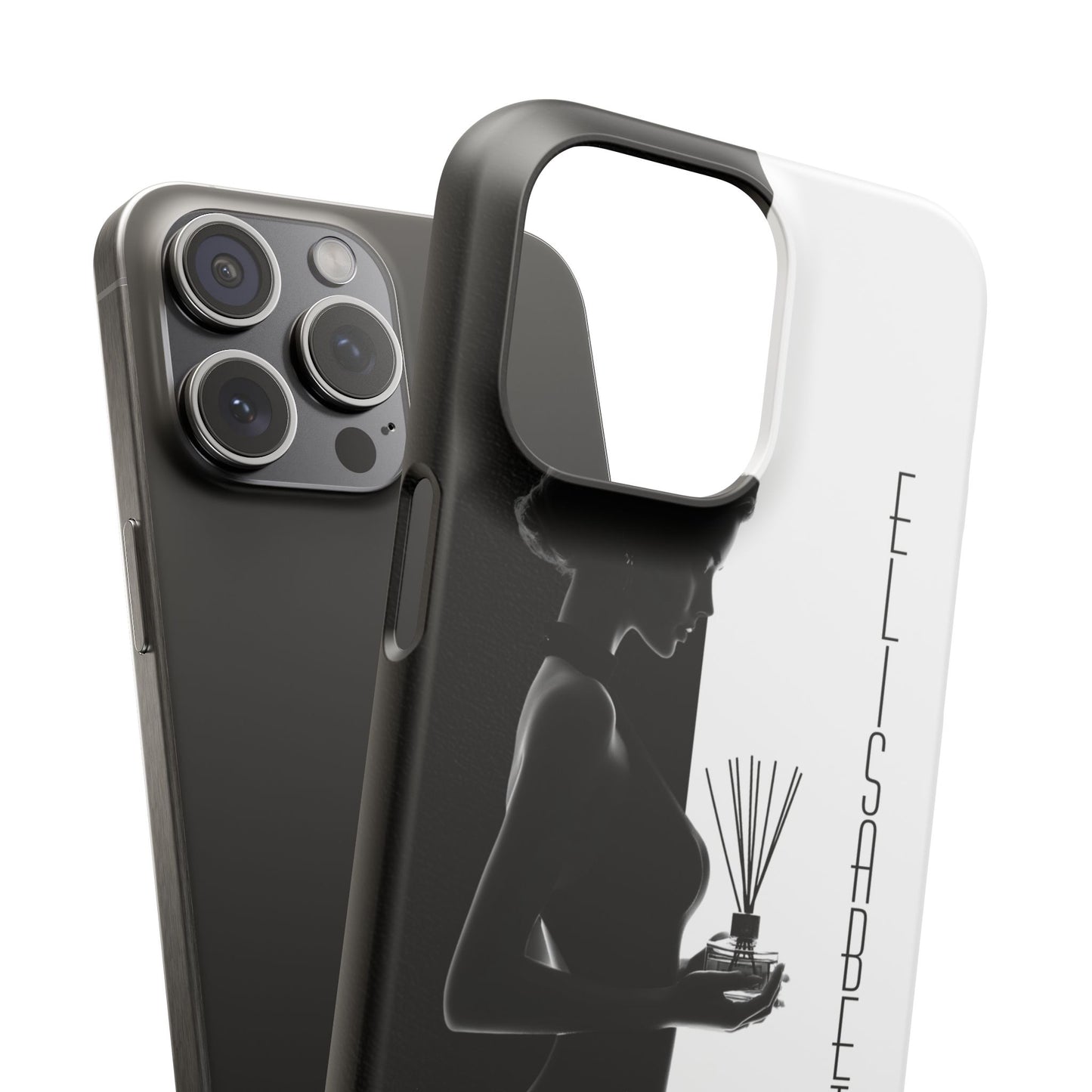 Custom Black and White Snap Case for Women Phone Cover for iPhone and Samsung