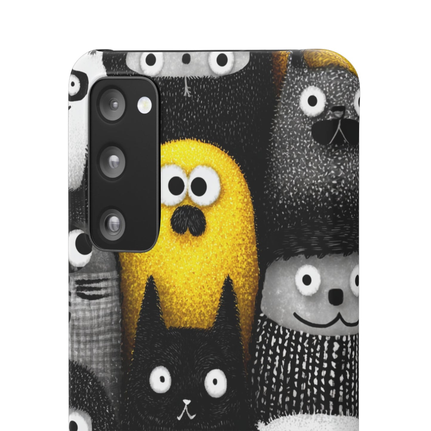 Colorful Character Snap Cases, Cute Phone Cover, Unique Gift for Kids, Fun Accessory, Perfect for Birthdays, Holidays