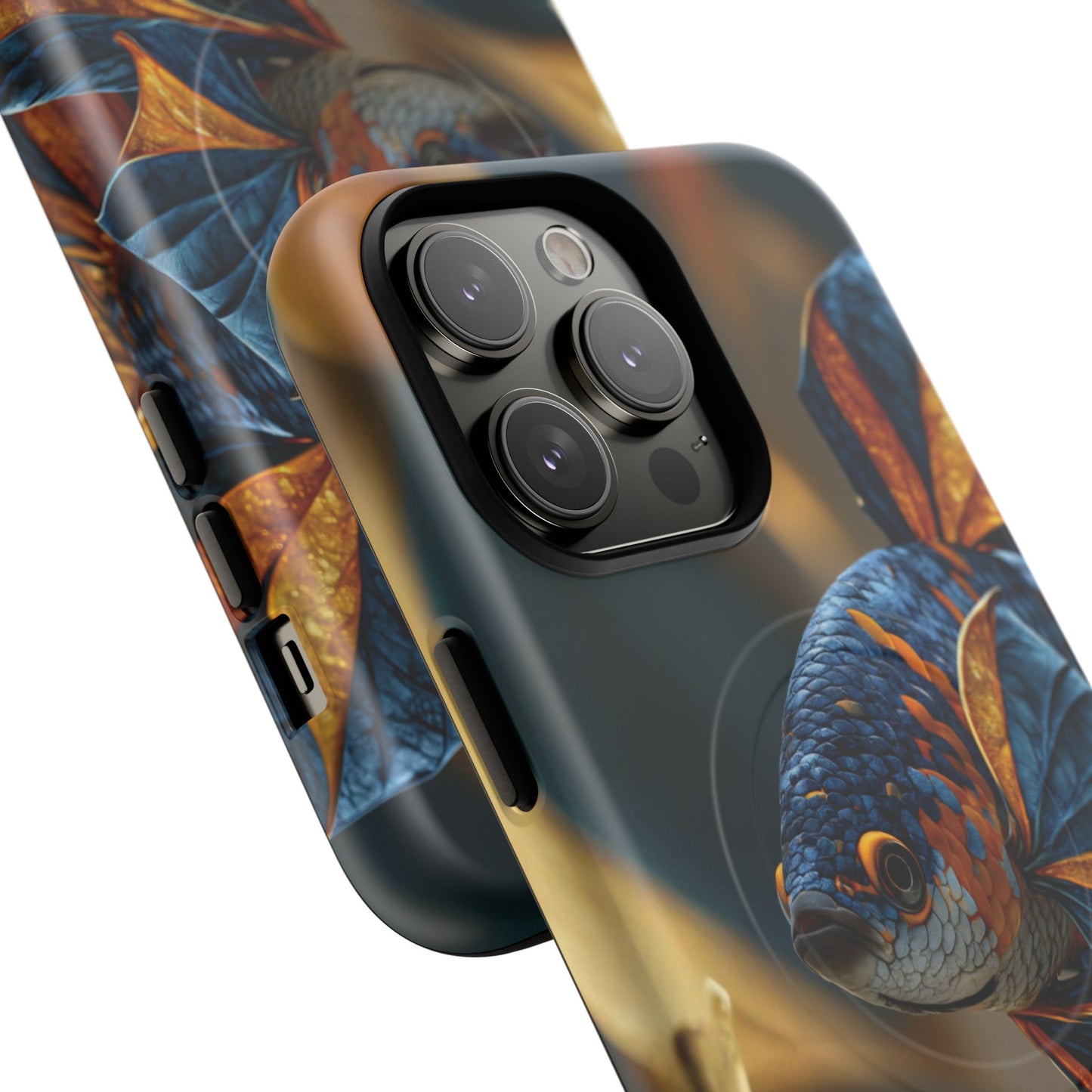 Koi Fish Tough Magnetic Phone Case — Protective Artistic Fish Design