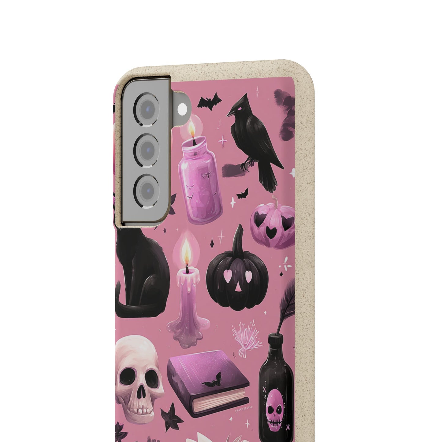 Halloween-Inspired Biodegradable Phone Case, Eco-Friendly Cell Phone Cover, Cute Goth Aesthetic Gift, Sustainable Halloween Decor, [...]