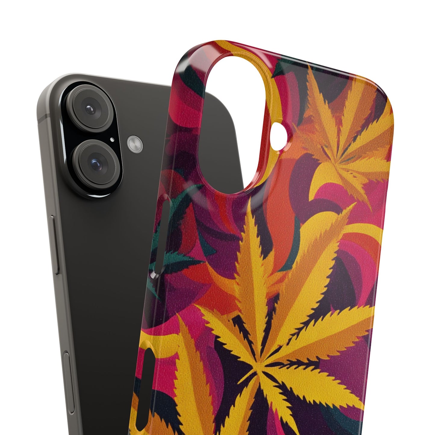 Autumn Vibe Cannabis Snap Case for IPhones and Samsungs Custom