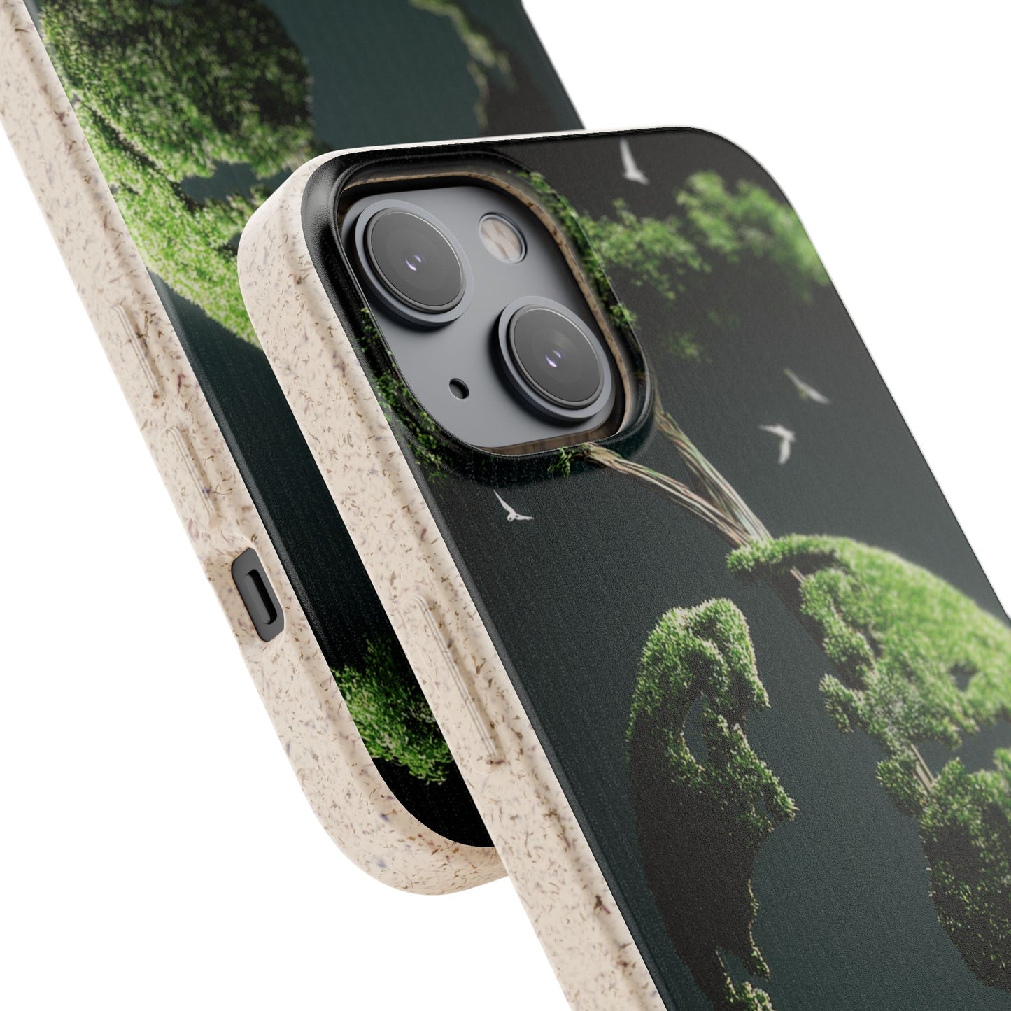 Eco-Friendly Phone Case with Nature Design, Sustainable iPhone Cover, Biodegradable Cellphone Accessories, Green Earth Gift, Earth Day [...]