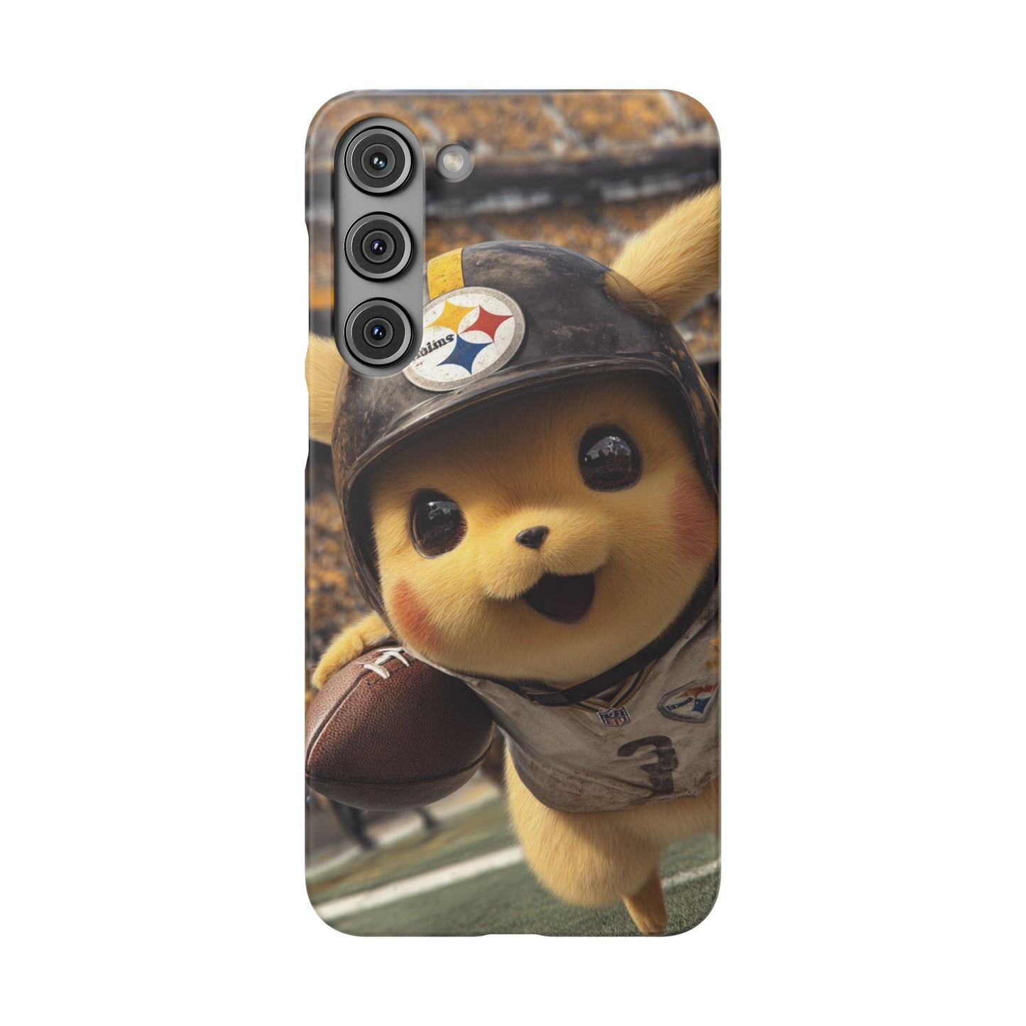 Fun Character Sports Snap Case, Phone Case, Fun Tech Accessory, Cute Gift for Gamers, Football Lovers, Kids.