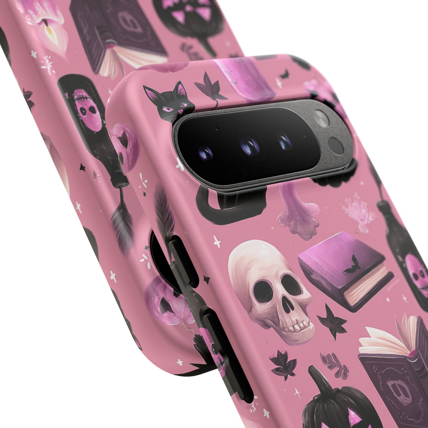 Spooky Phone Case - Halloween Design, Cute Costume Accessory, Fall Decor, Gift for Cat Lovers, Witchy Vibes, Trick or Treat