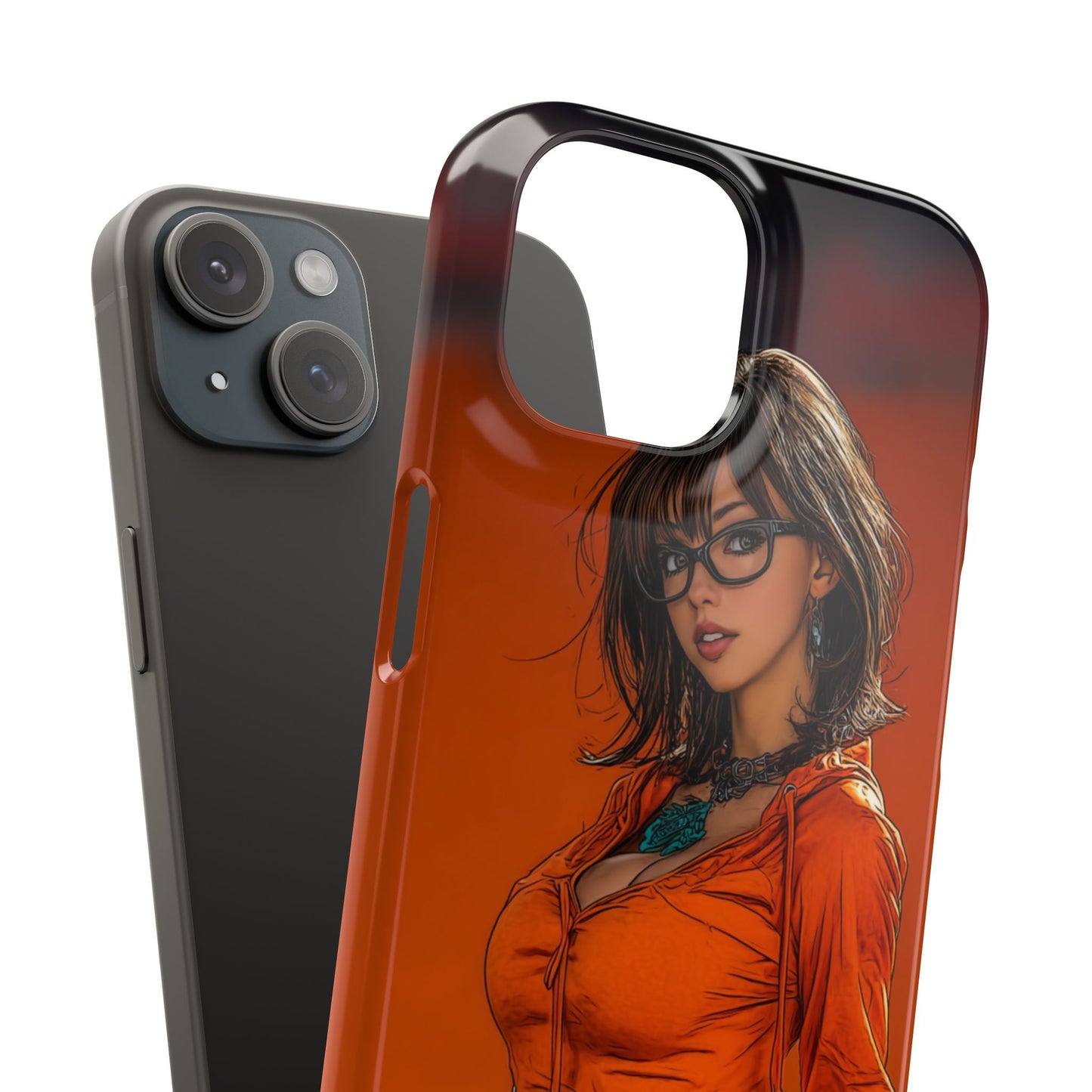 Velma Dinkley Cleveland Browns Fan Snap Cases, Phone Cover, Cartoon Style Art, Custom Case, Protective Shell