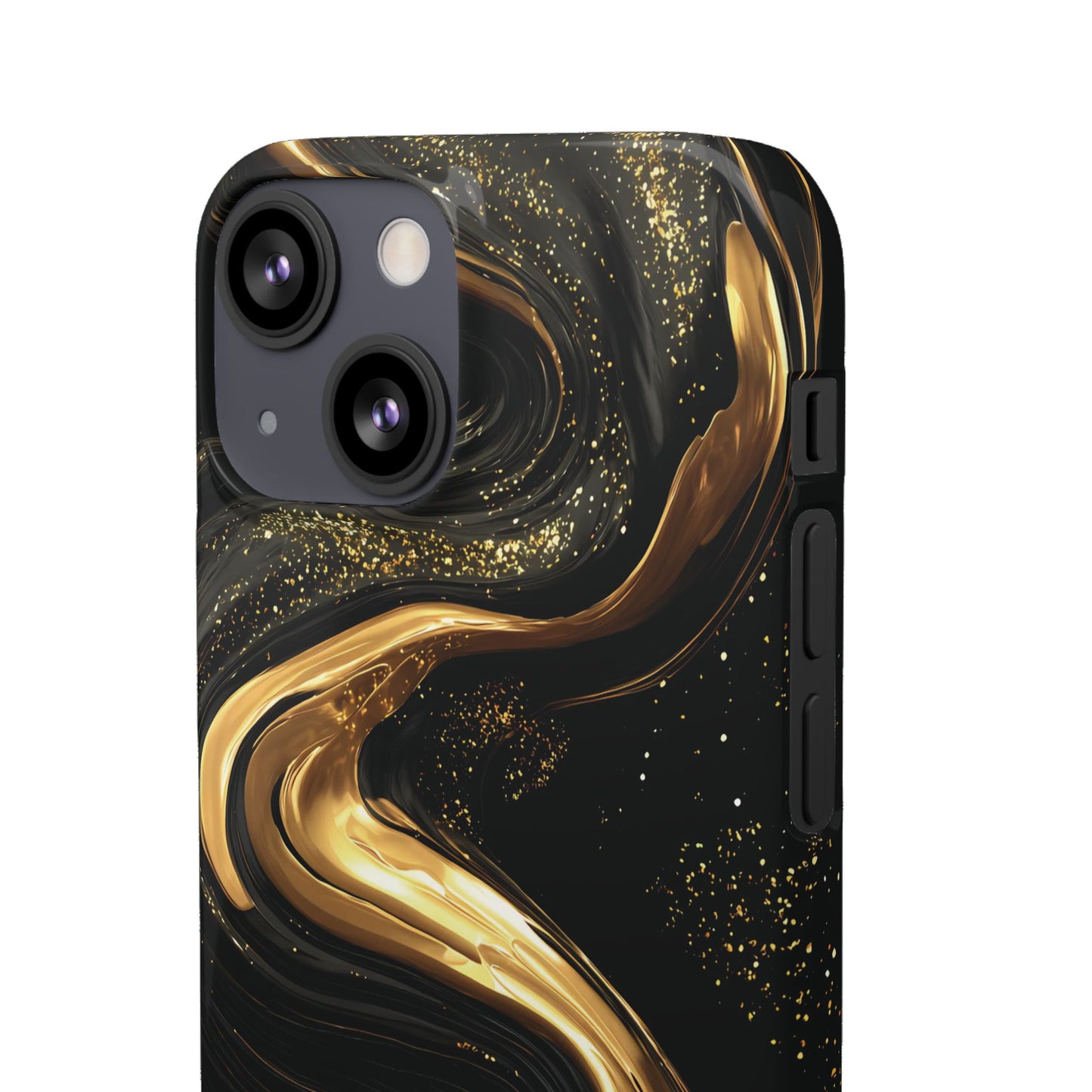 Elegant Gold Swirl Snap Case - Stylish Phone Cover, Modern Accessory, Gift for Her, Luxe Phone Case, Trendy Decor