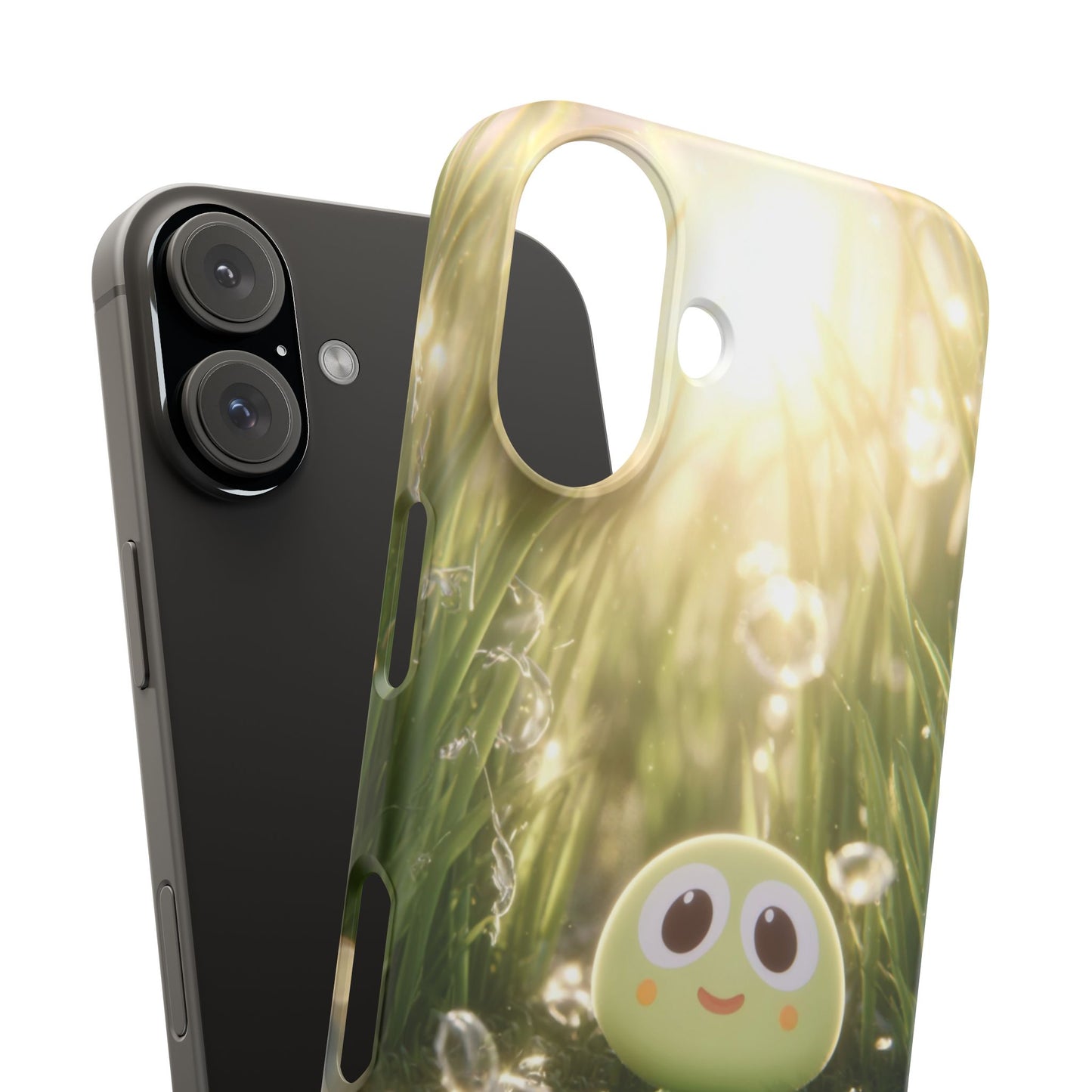 Cute Nature-Inspired Snap Case, Cartoon Phone Cover, Eco-Friendly Gift, Fun Accessory, Personalized Phone Case, Nature Lover's Gift