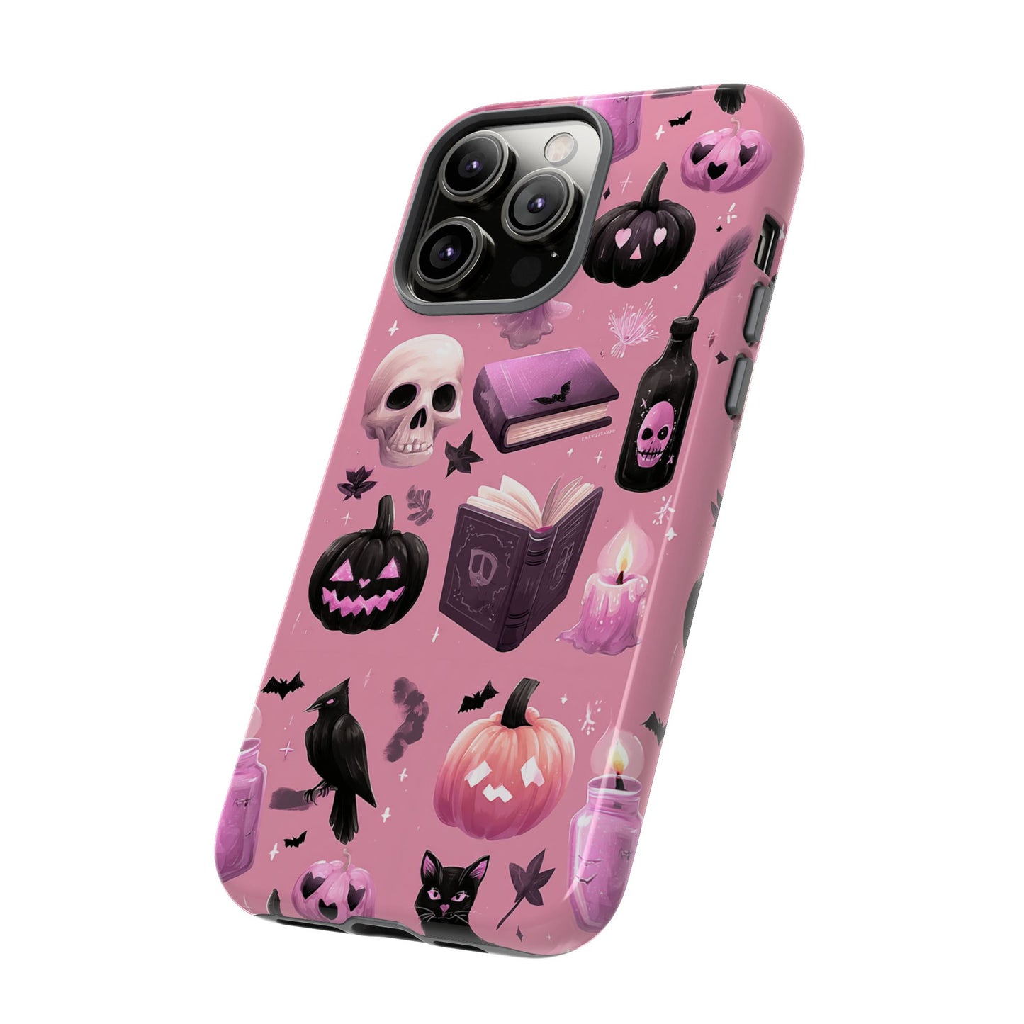 Spooky Phone Case - Halloween Design, Cute Costume Accessory, Fall Decor, Gift for Cat Lovers, Witchy Vibes, Trick or Treat