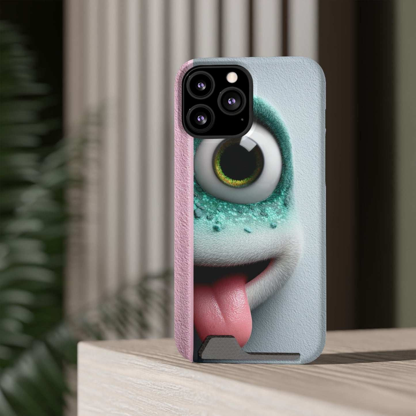 Funky Card Holder Phone Case - Whimsical Design, Cute Gift, Unique Accessories, Fun Mobile Cover, Stylish Phone Protection
