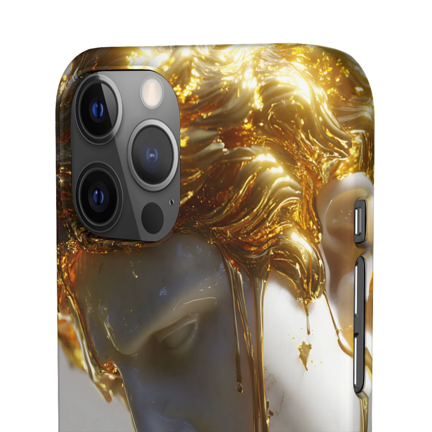 Gold Goddess Art Snap Case, Artistic Phone Cover, Unique Phone Accessory, Gift for Art Lovers, Stylish Protection