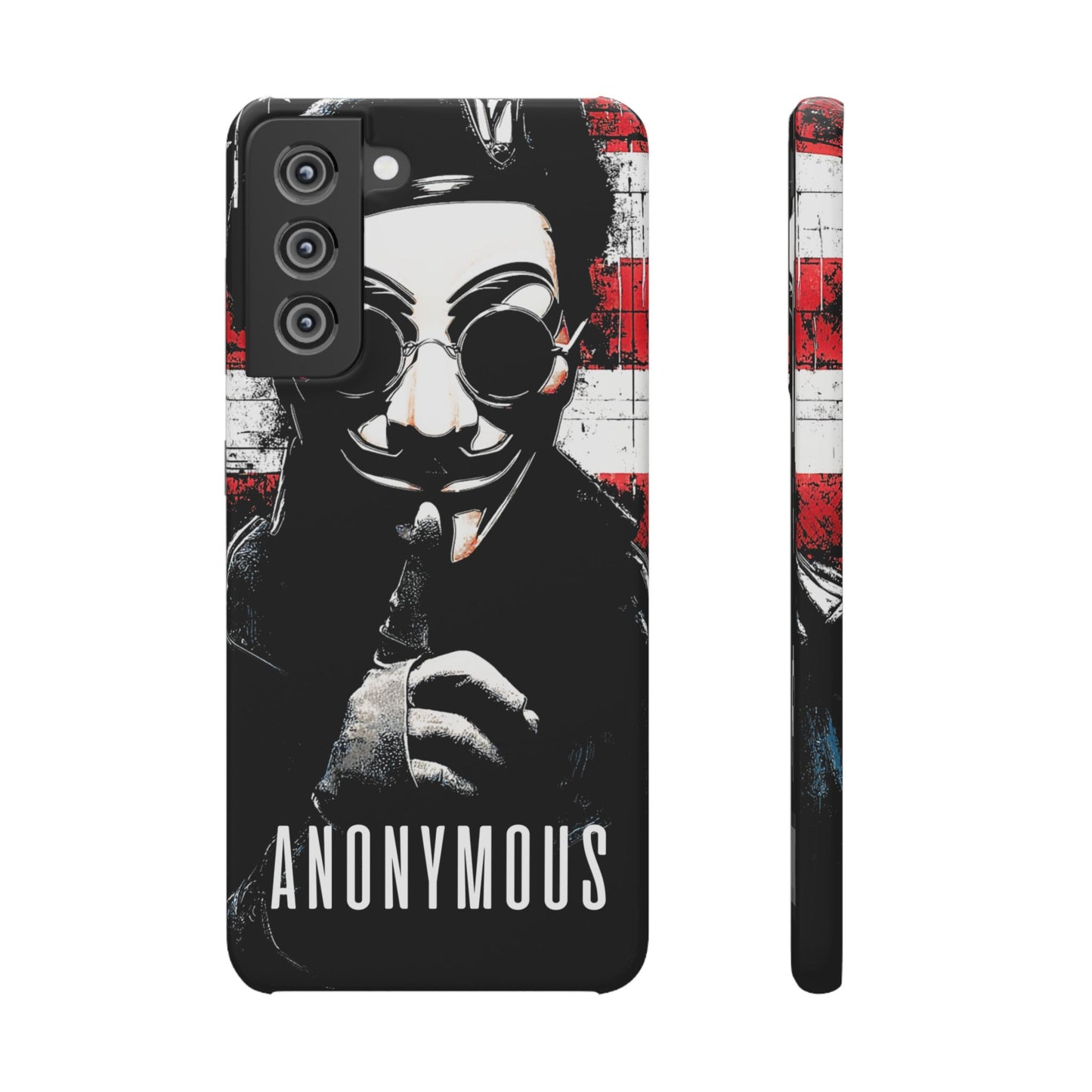 Anonimous & Guy Fawkes Art Snap Case and Protective Phone Cover For iPhone and Samsung