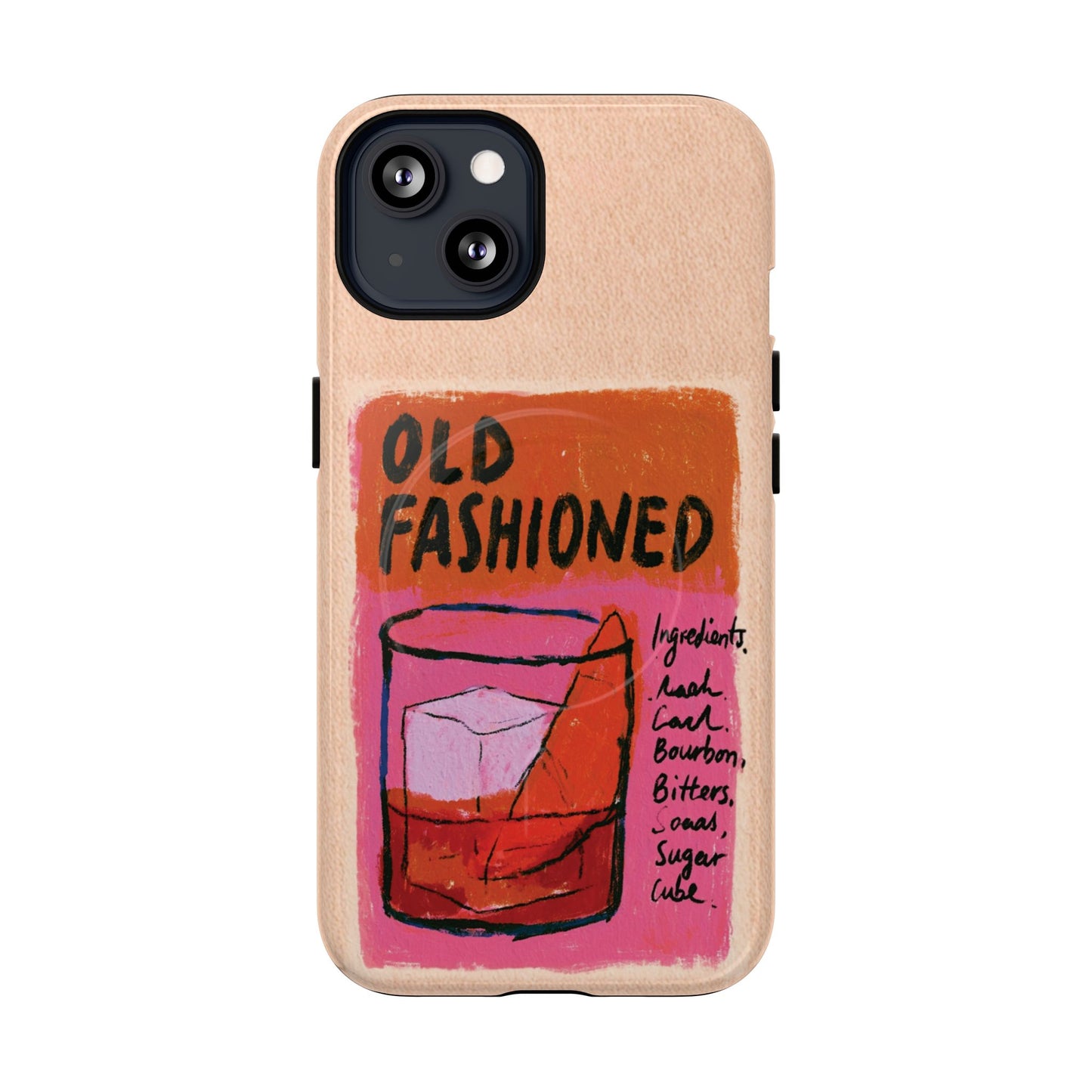 Old Fashioned Phone Case — Retro Cocktail iPhone Magnetic Case