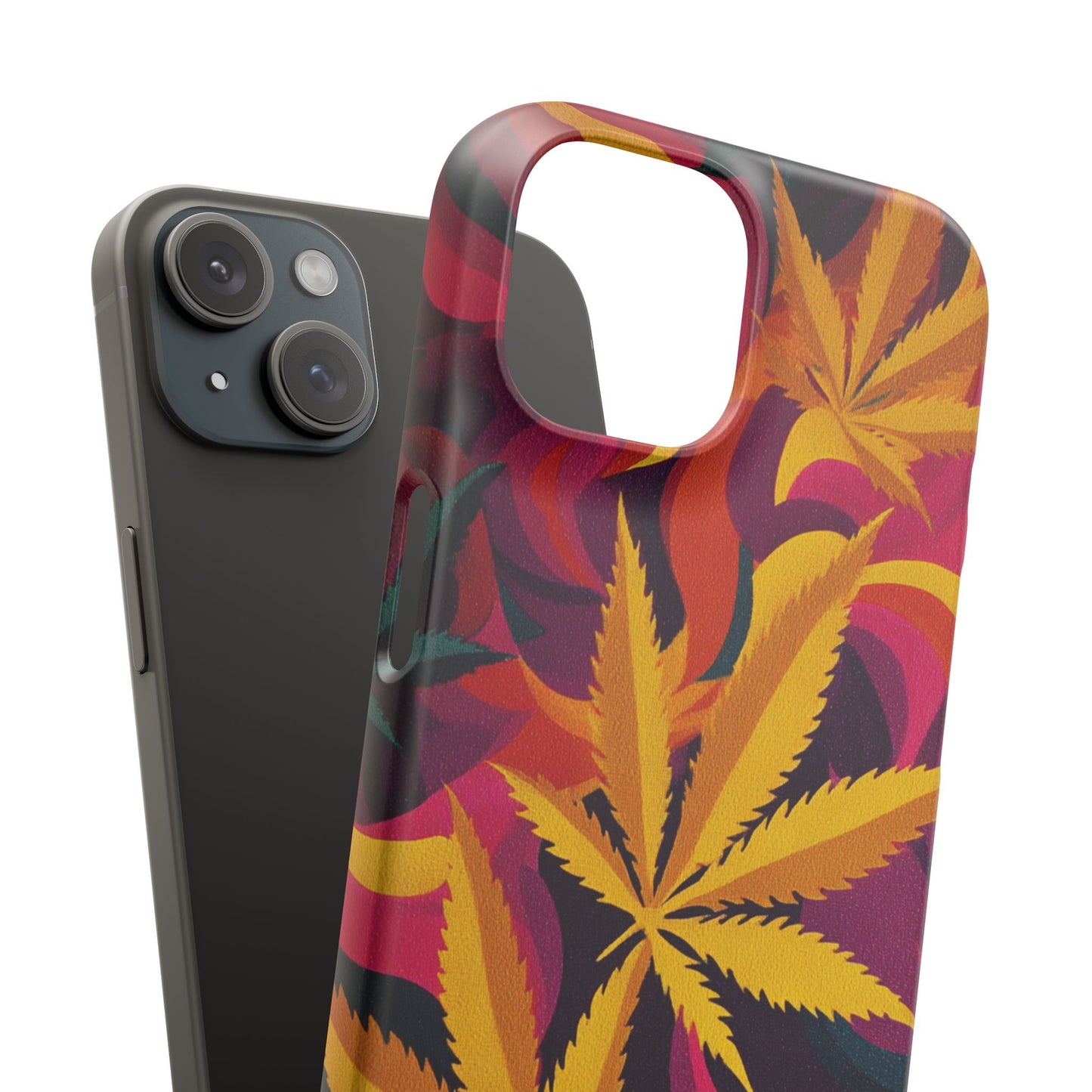 Autumn Vibe Cannabis Snap Case for IPhones and Samsungs Custom